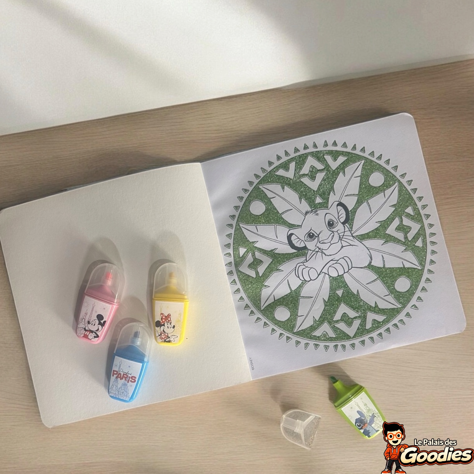Disney - Mickey Mouse : Set de 4 surligneurs "Paris"