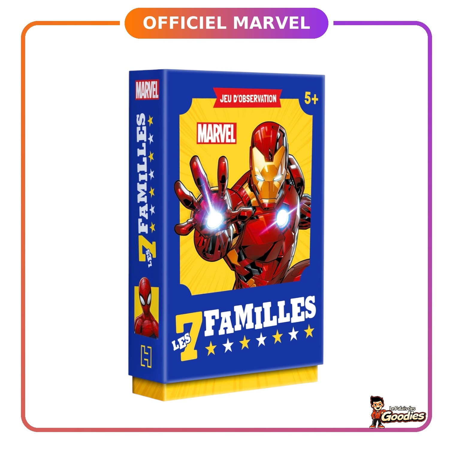 Marvel - Jeu de cartes 7 familles super-héros