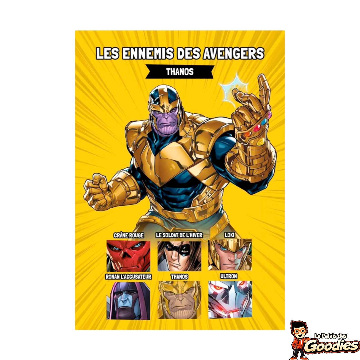 Marvel - Jeu de cartes 7 familles super-héros