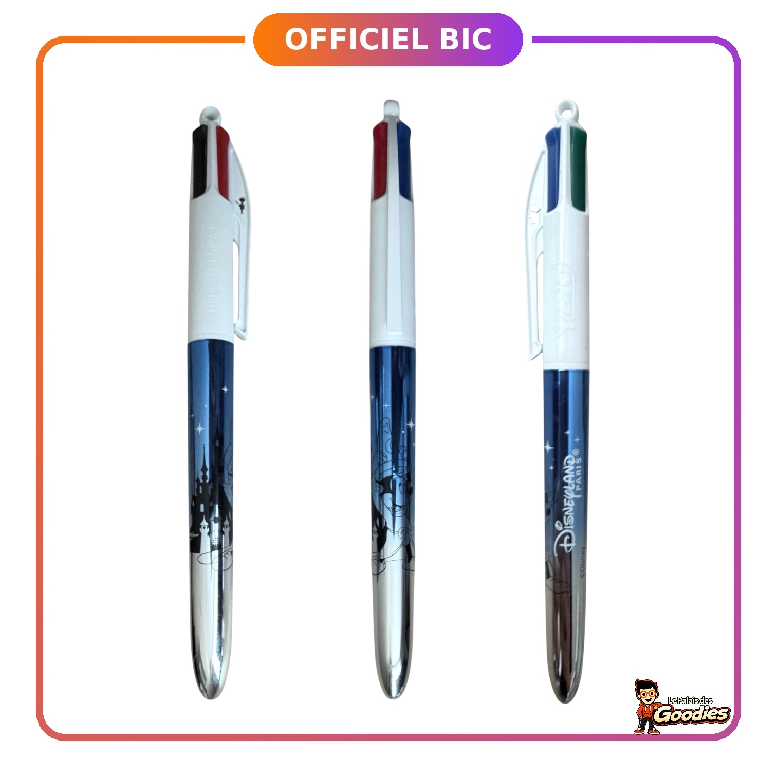 Disney - Mickey Mouse : Stylo BIC 4 couleurs "Fantasia"