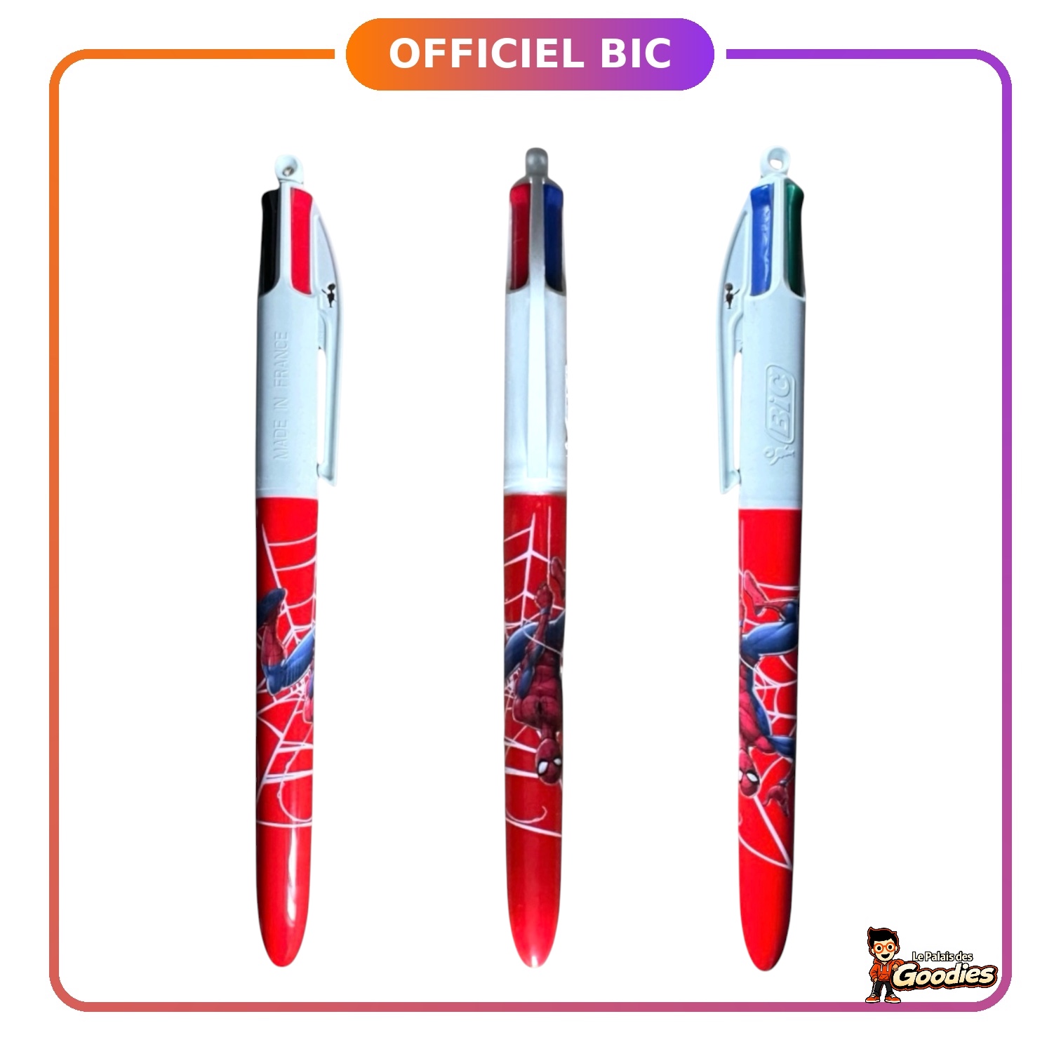Marvel - Spider-Man : BIC 4 couleurs