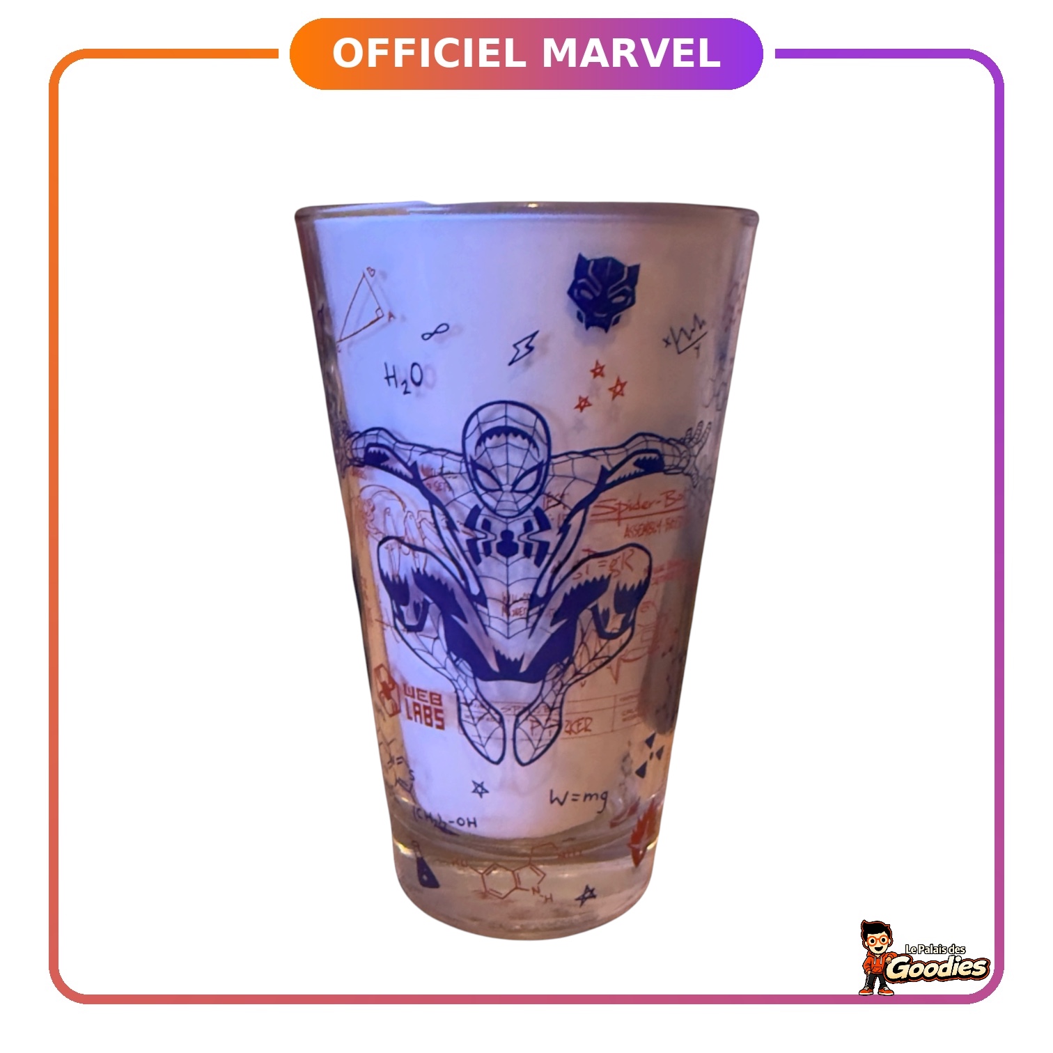 Marvel - SpiderMan : Verre WEB
