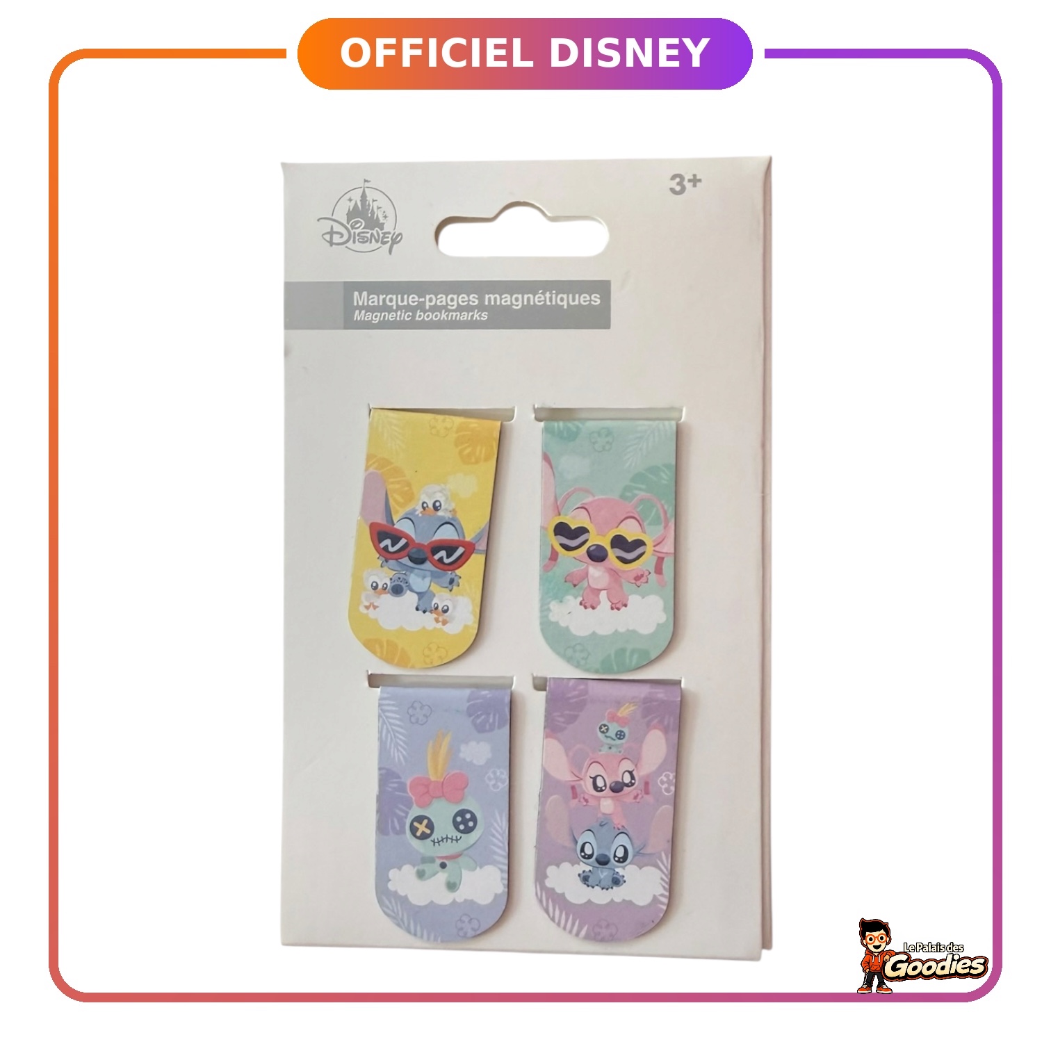 Disney - Lilo et Stitch : Set de 4 marque-pages magnétiques