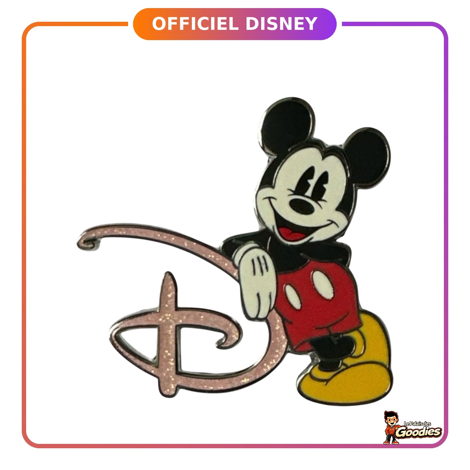 Disney - Mickey Mouse : Pins logo D rose gold OE
