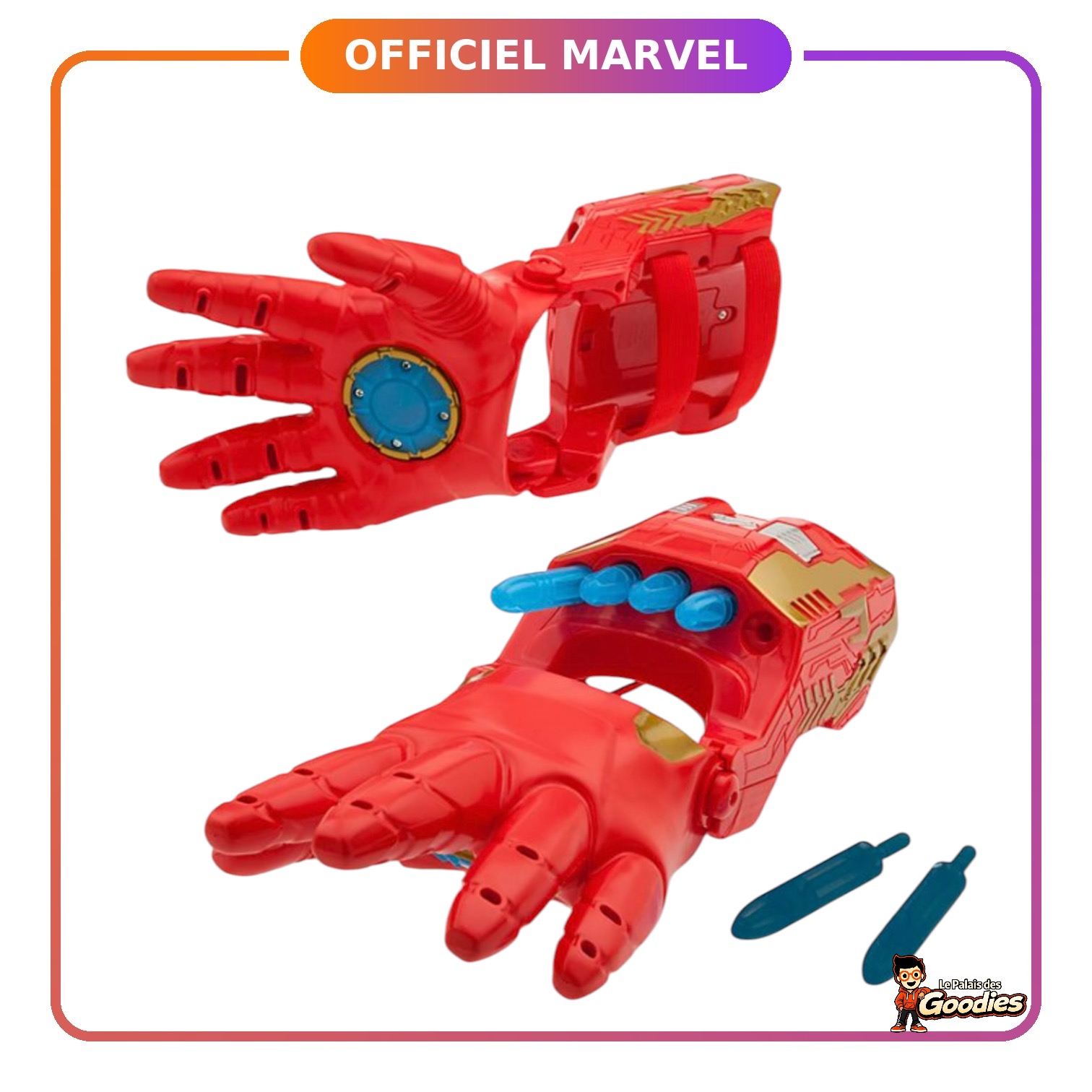 Marvel - Iron Man : Gants répulseurs sons et lumières