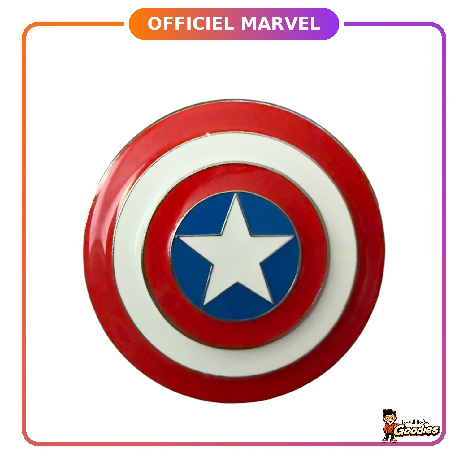 Marvel - Avengers : Pins Bouclier Captain America OE