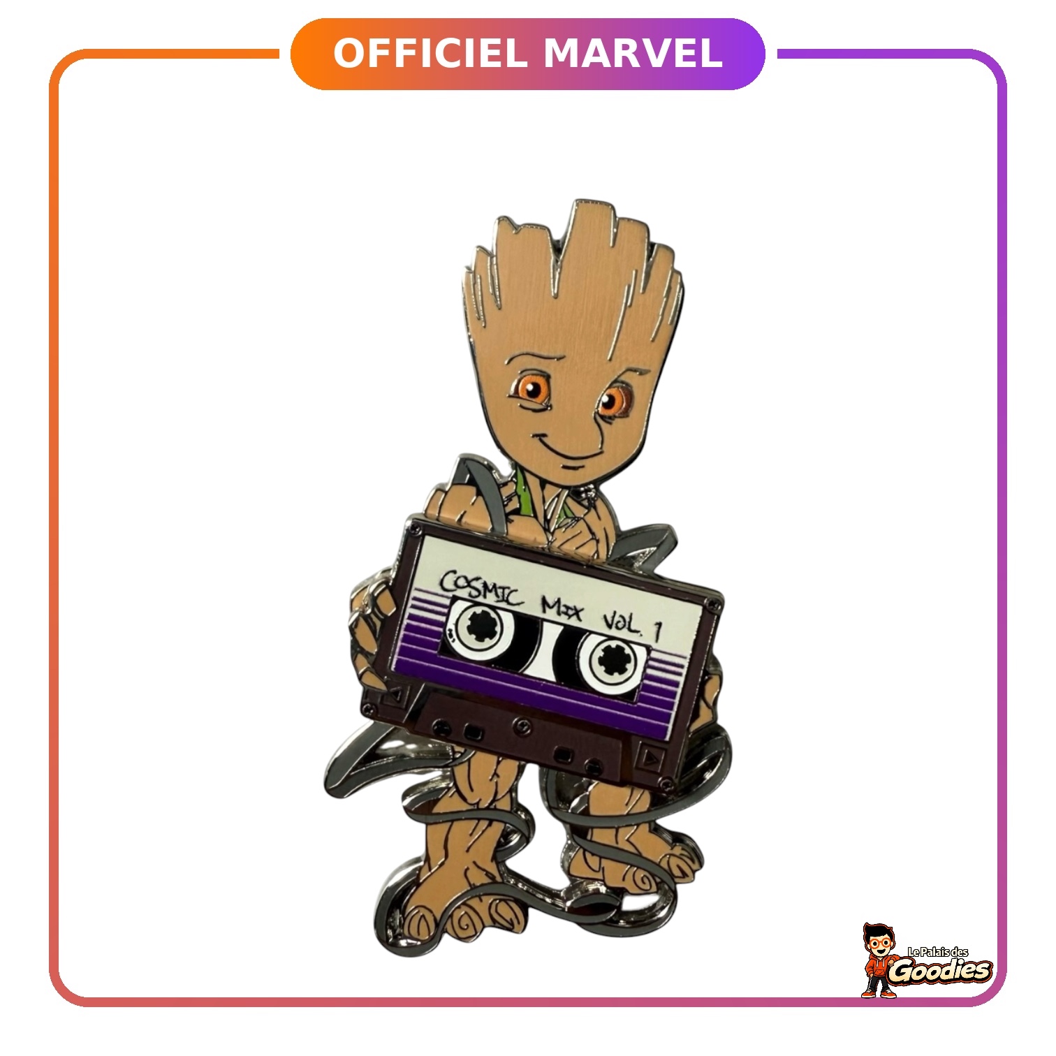 Marvel - Les gardiens de la galaxie 2 : Pins Groot cassette OE