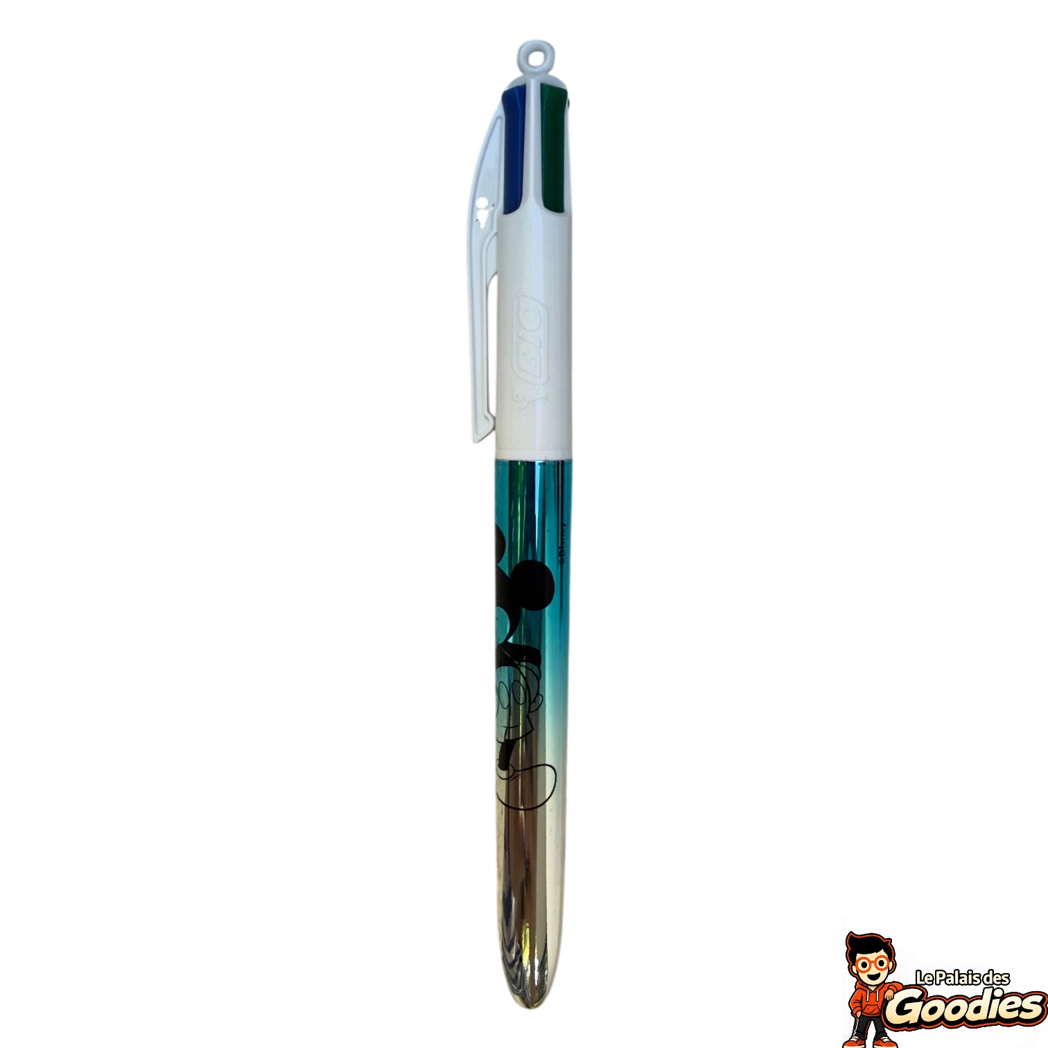 Disney - Mickey Mouse : Stylo BIC 4 couleurs métallisé