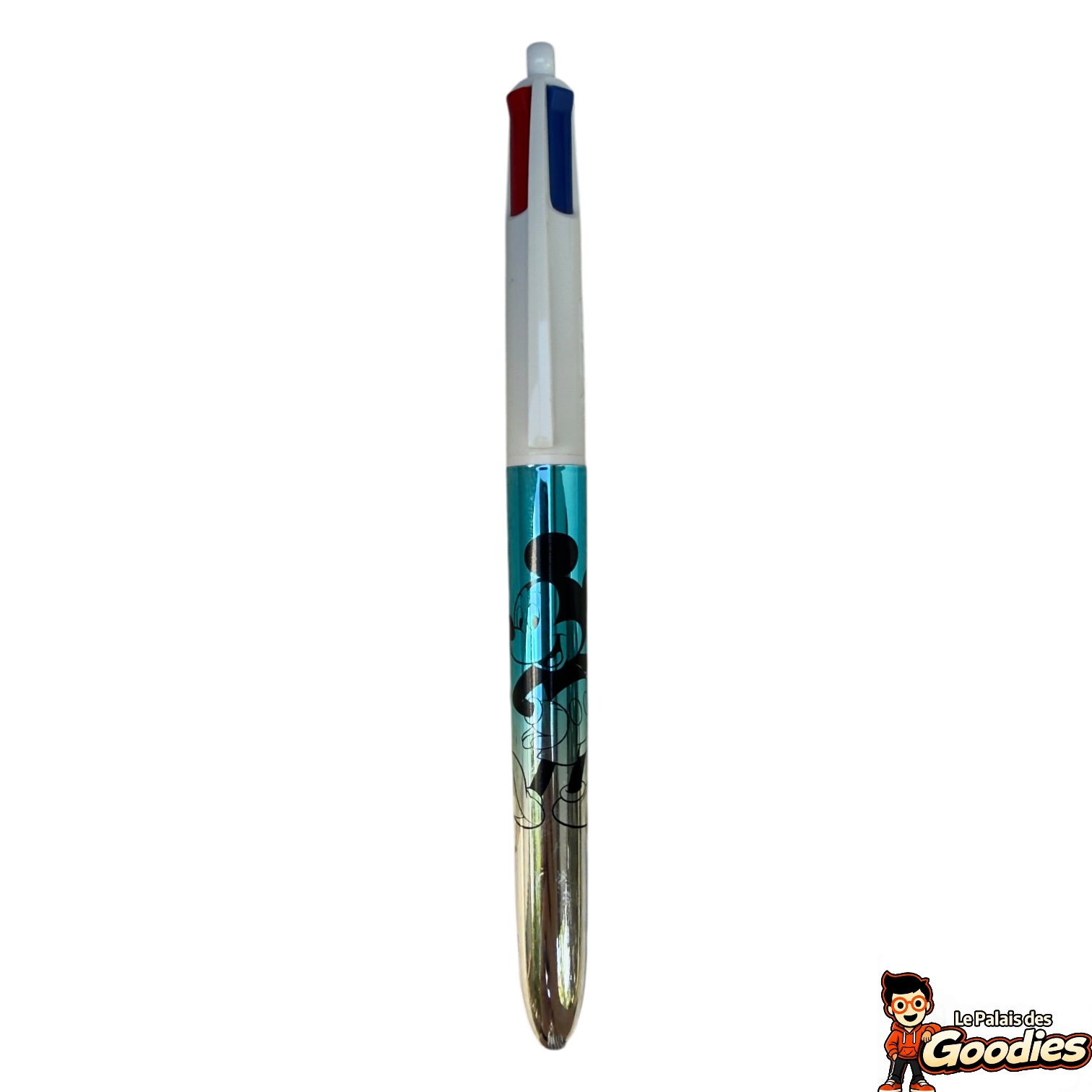 Disney - Mickey Mouse : Stylo BIC 4 couleurs métallisé