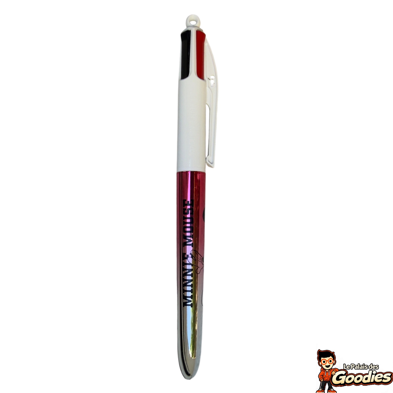 Disney - Minnie Mouse : Stylo BIC 4 couleurs métallisé