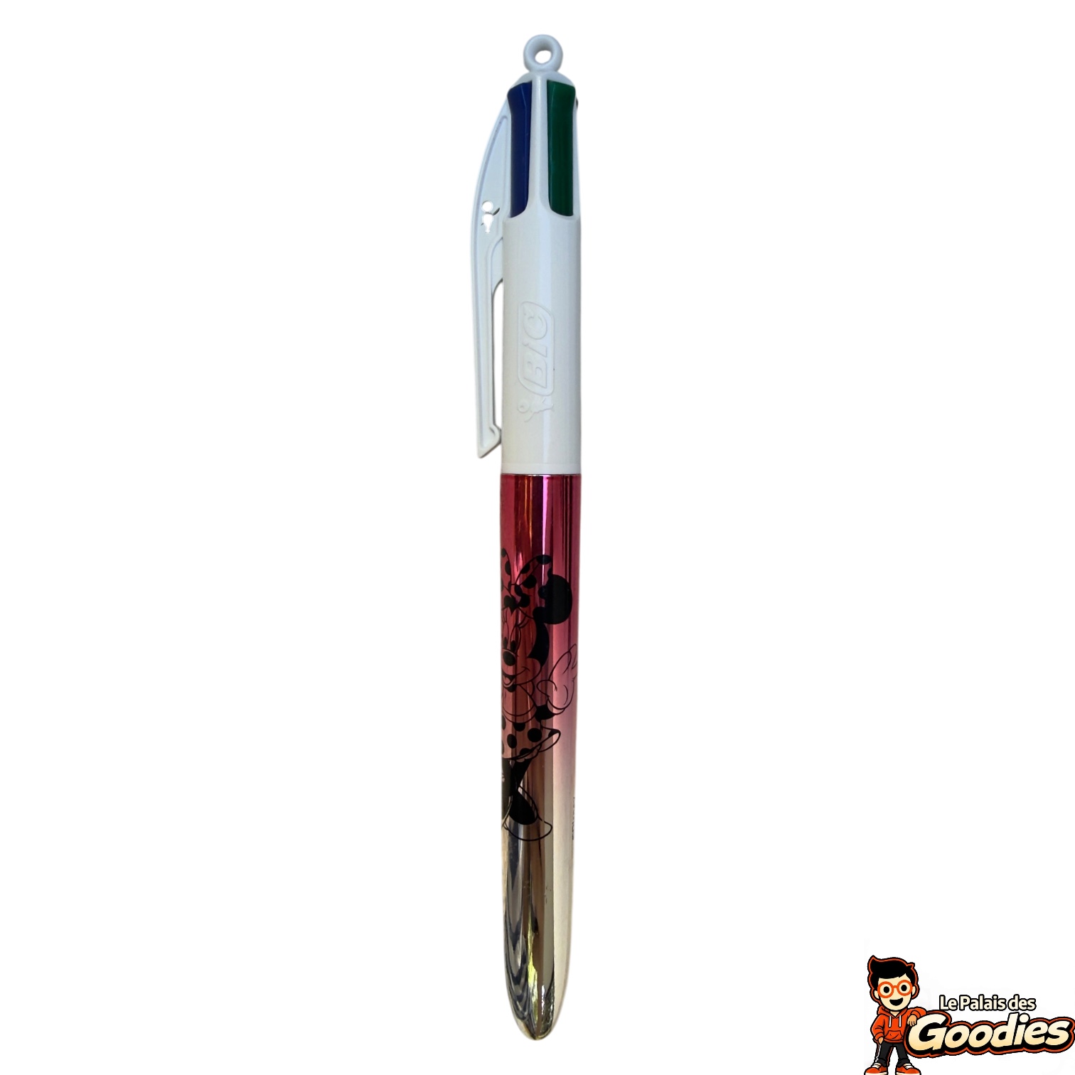 Disney - Minnie Mouse : Stylo BIC 4 couleurs métallisé