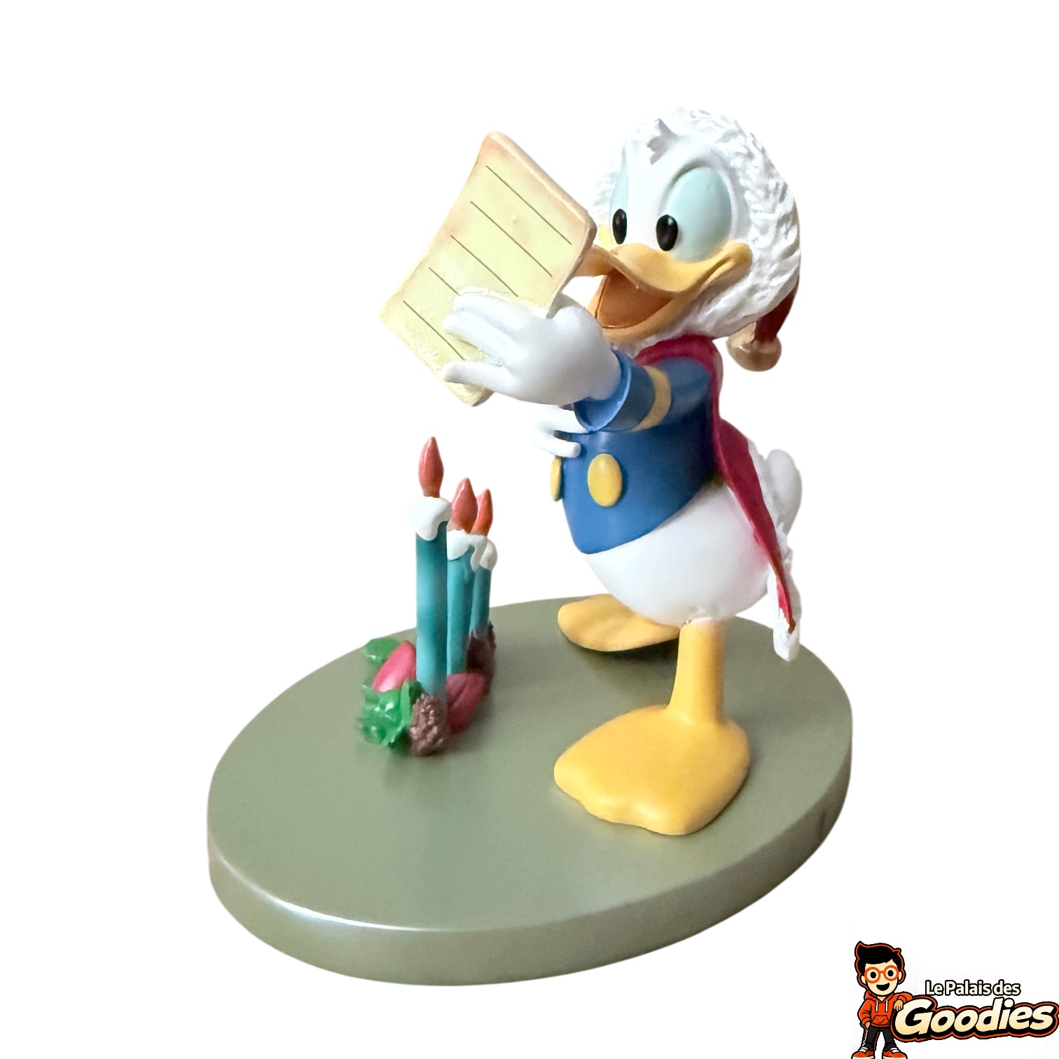 Disney - Donald Duck : Figurine de Noël avec bougies