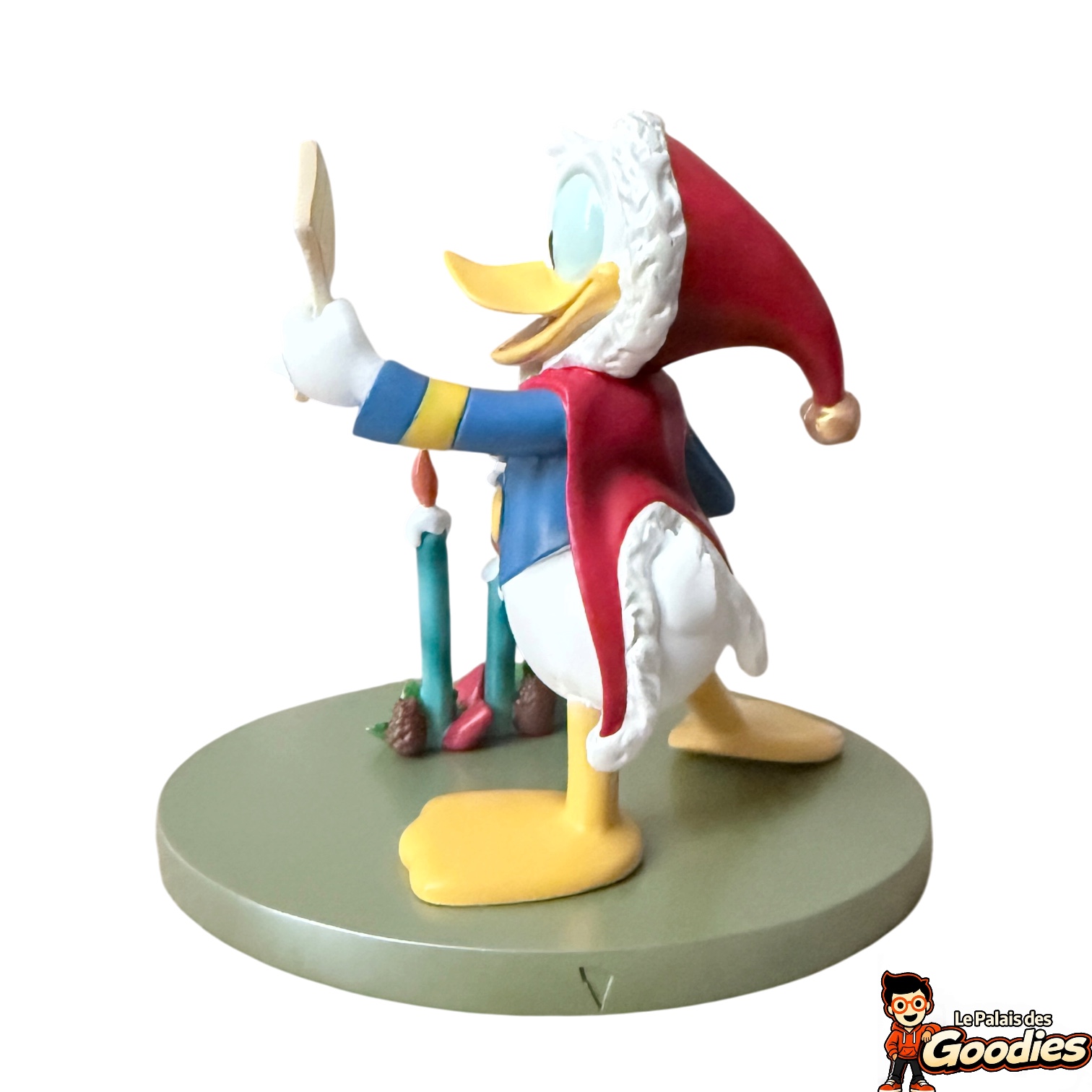 Disney - Donald Duck : Figurine de Noël avec bougies