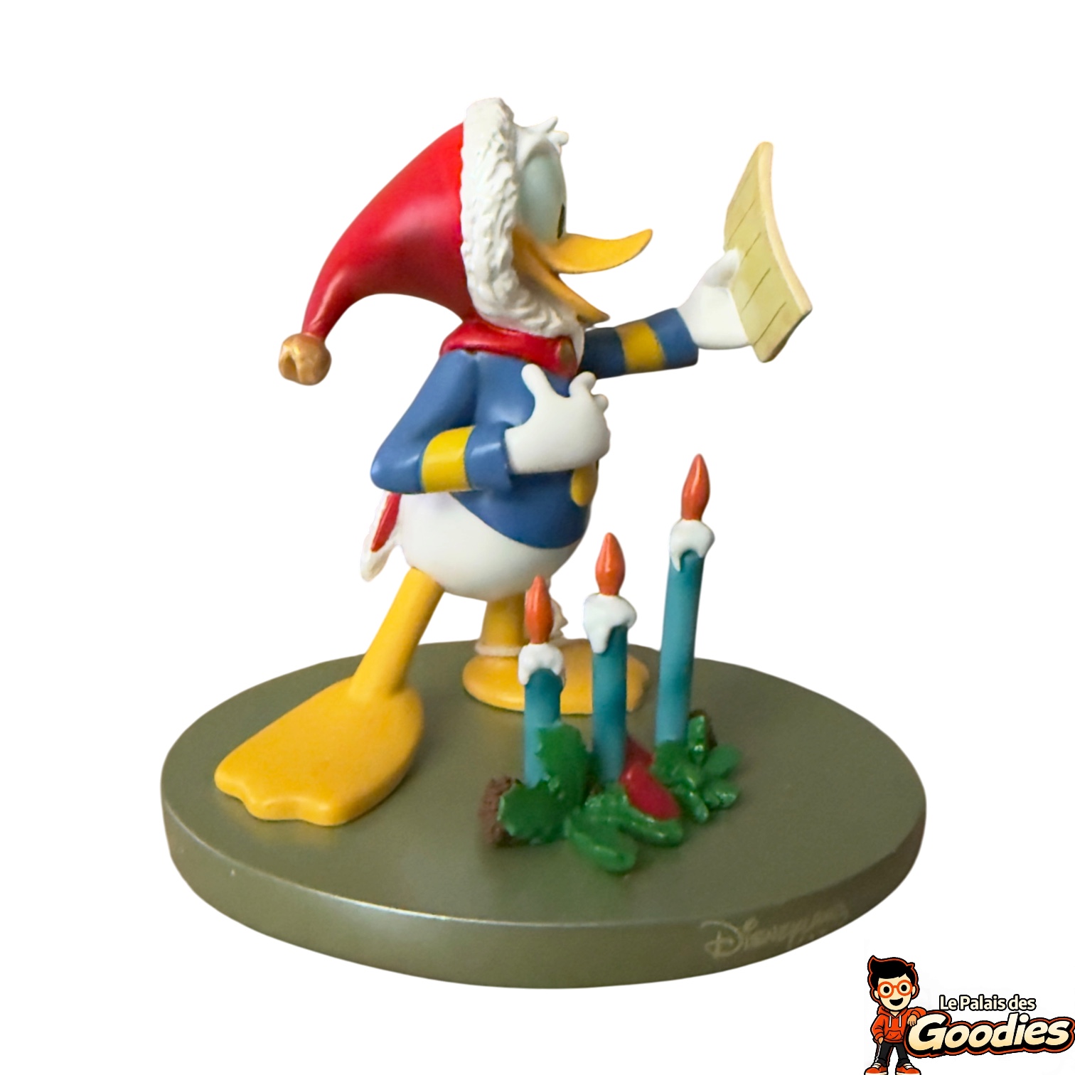 Disney - Donald Duck : Figurine de Noël avec bougies