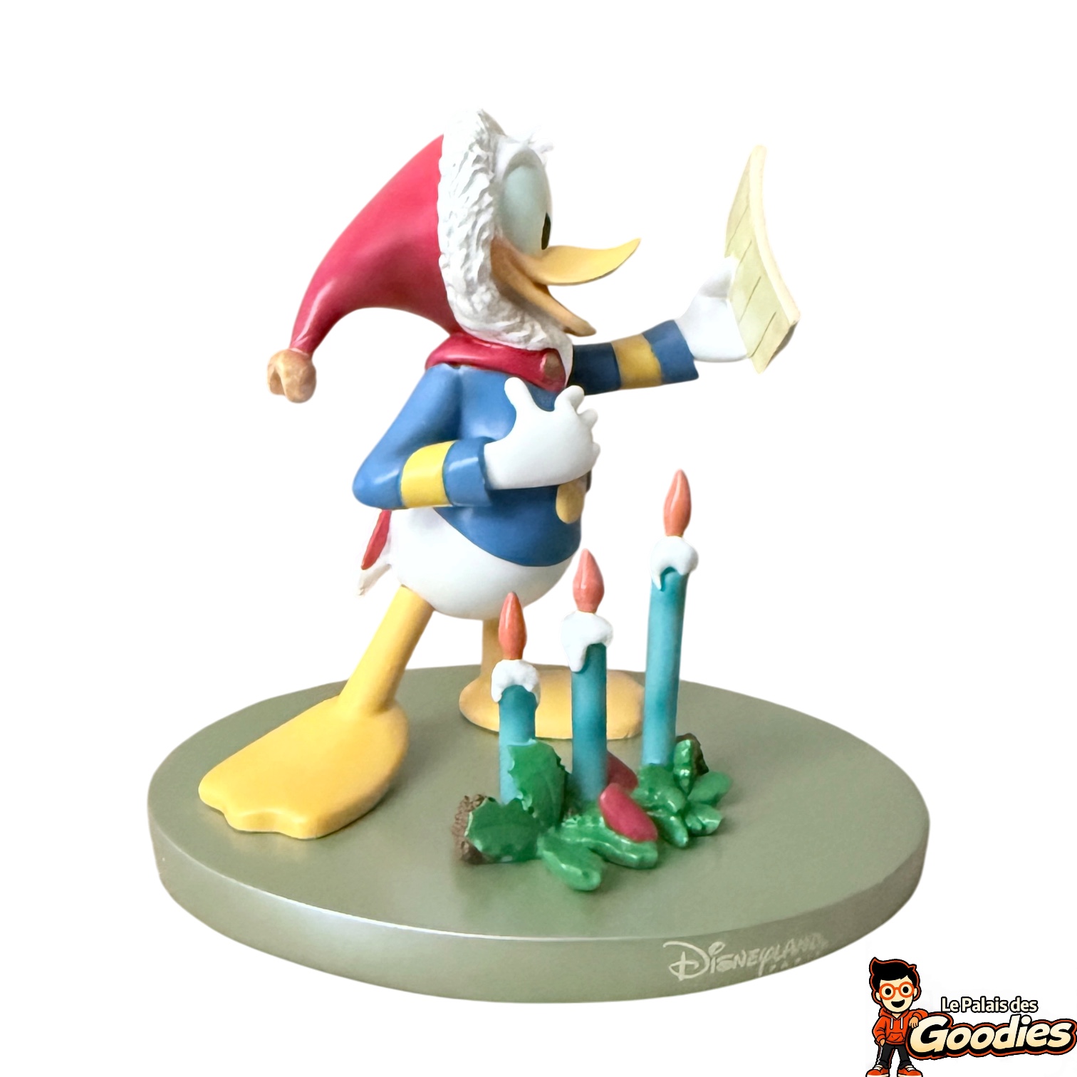 Disney - Donald Duck : Figurine de Noël avec bougies