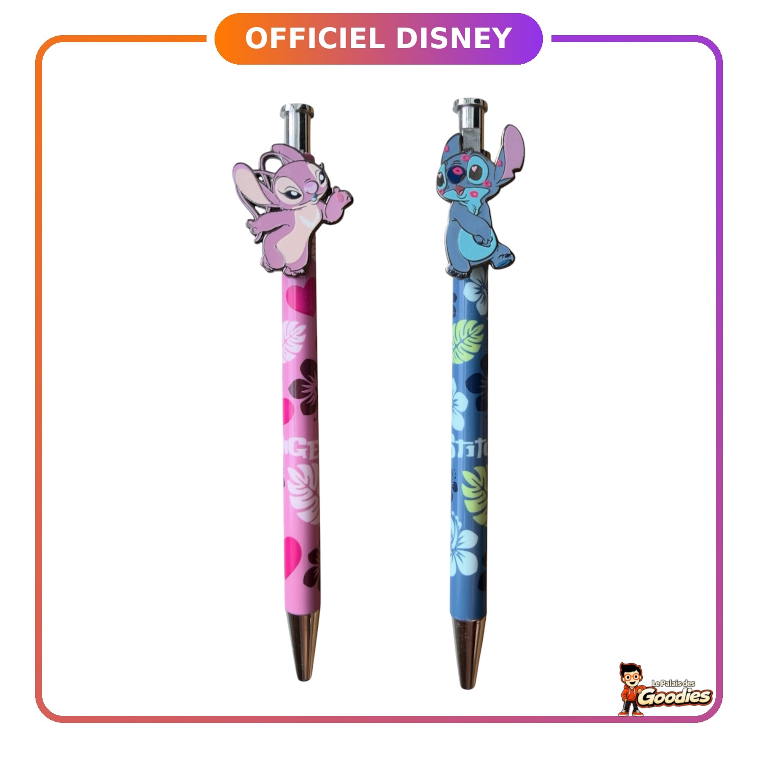 Disney - Lilo et Stitch : Set de 2 stylos "Stitch