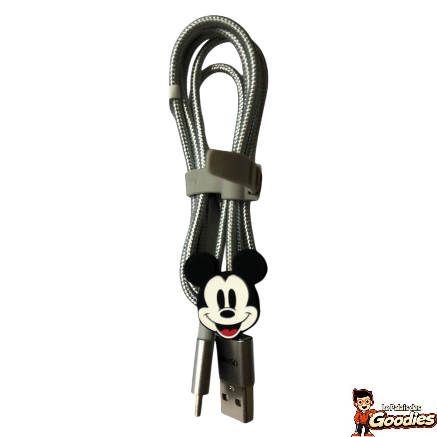 Disney - Mickey Mouse : Câble USB-A vers USB-C tressé