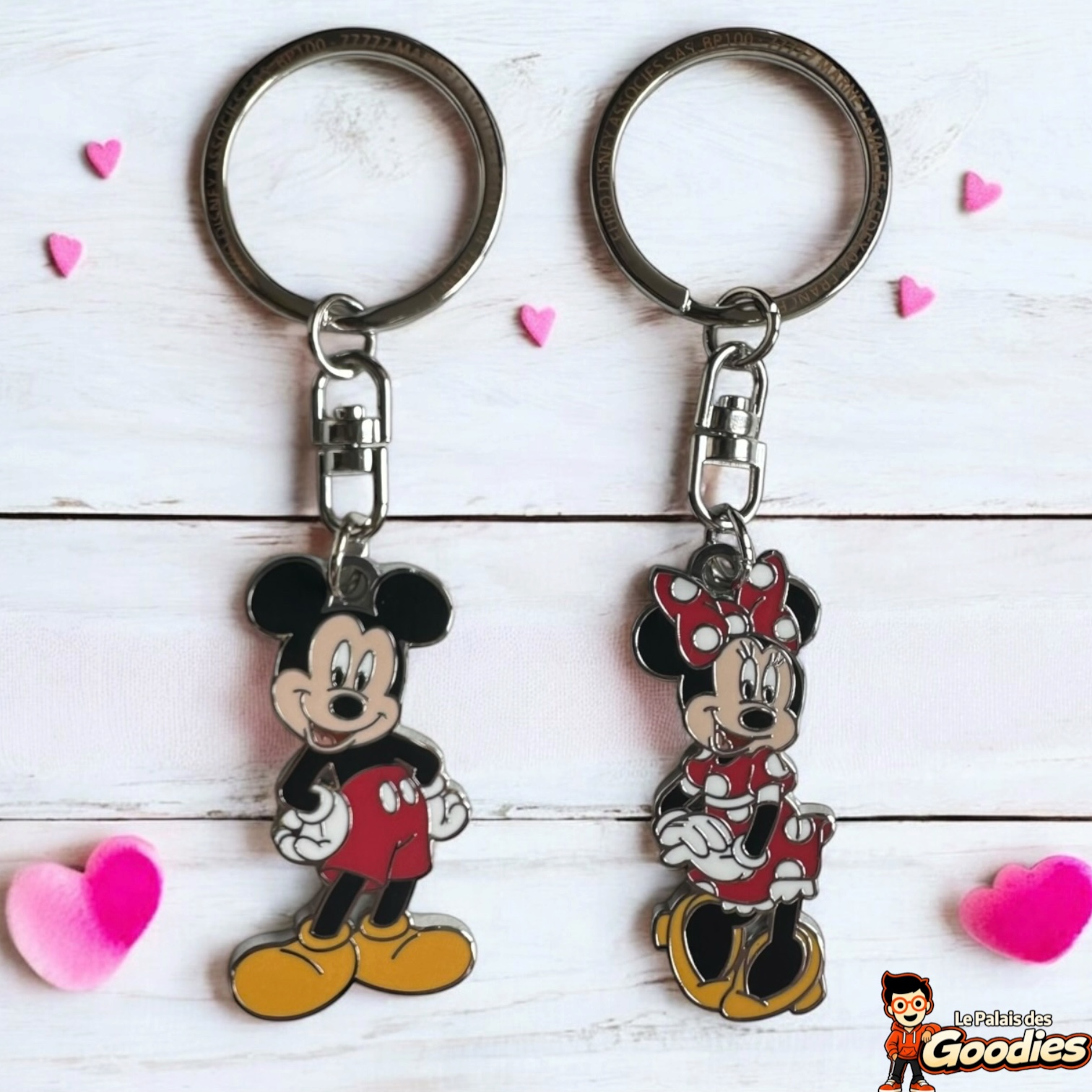 Disney - Mickey Mouse : Lot de 2 porte-clés en métal