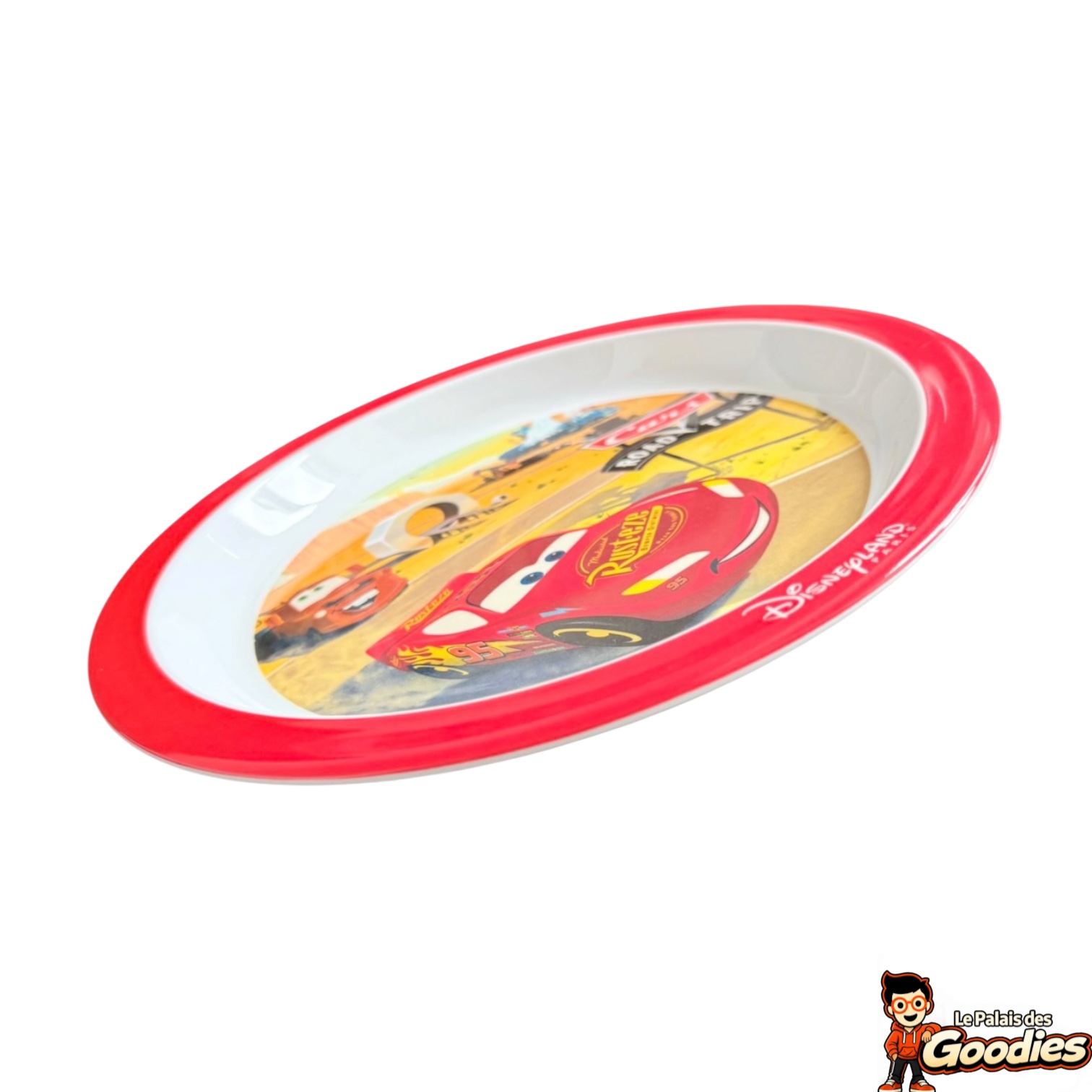Disney/Pixar- Cars : Assiette pour enfant Flash McQueen en mélamine