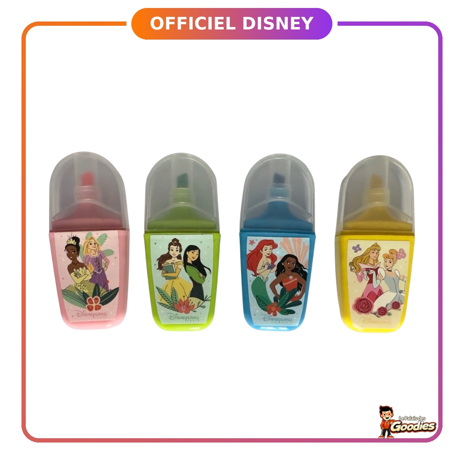 Disney Princess : Set de 4 surligneurs
