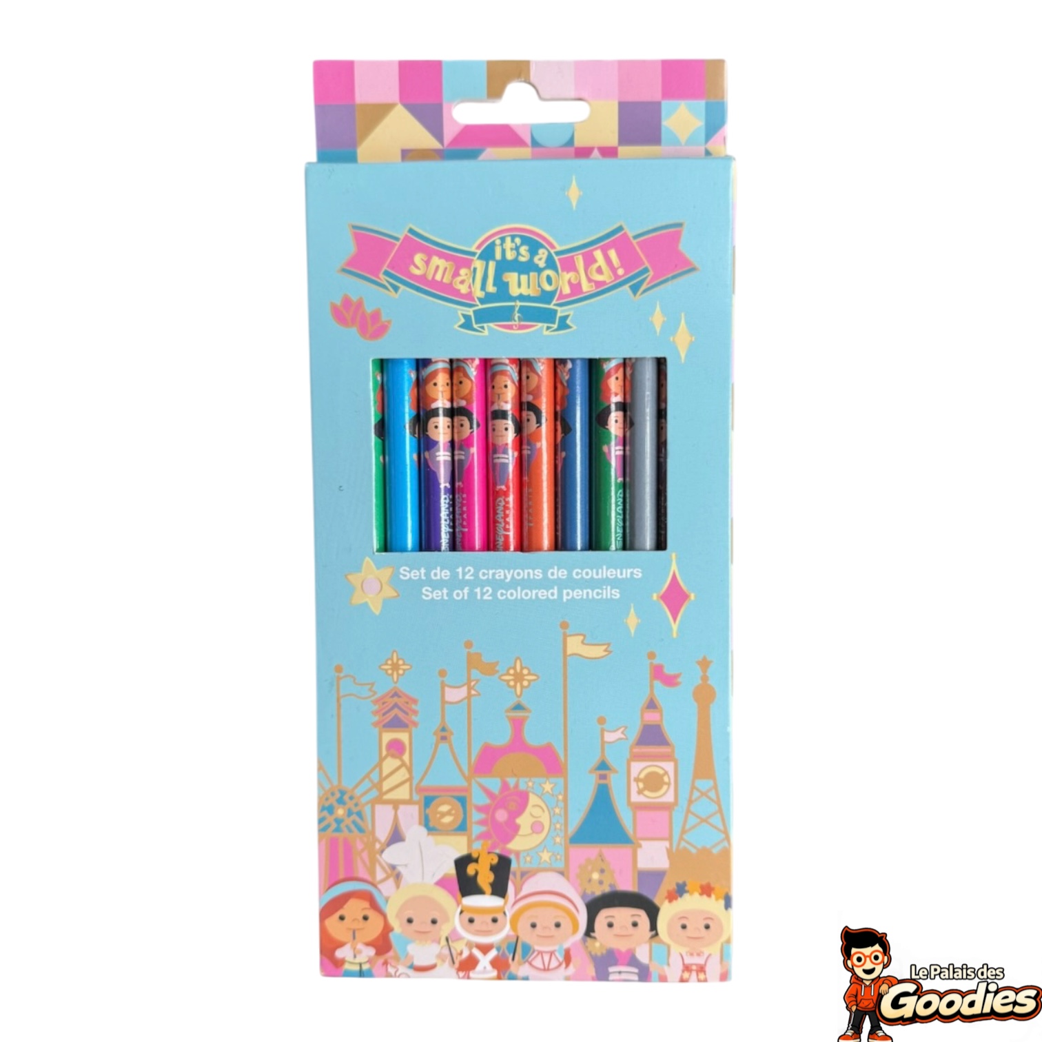 Disney - Its a small world : Set de 12 crayons de couleurs