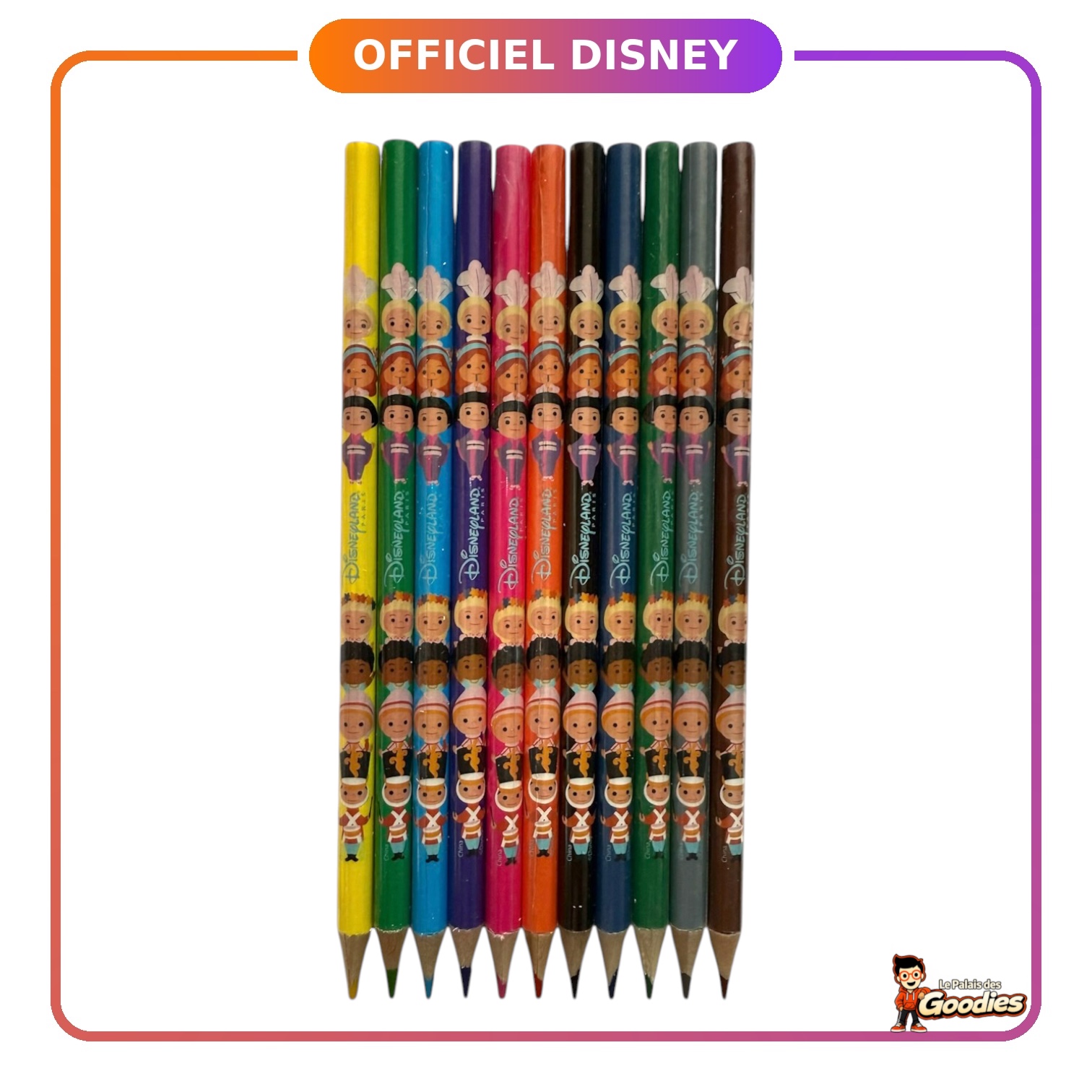 Disney - Its a small world : Set de 12 crayons de couleurs