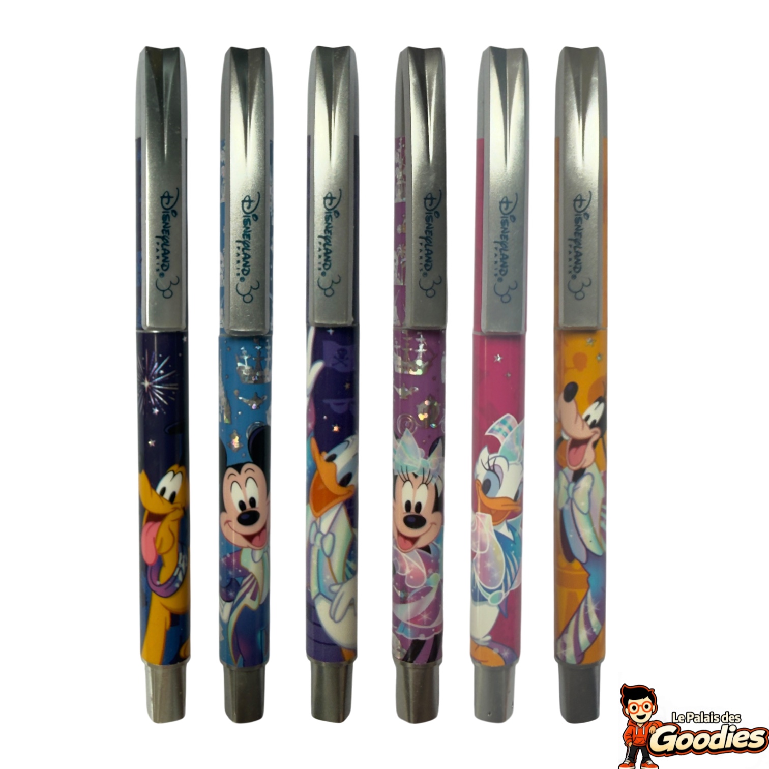 Disney - Mickey et ses amis : Set de 6 Stylos Bille 30e Anniversaire