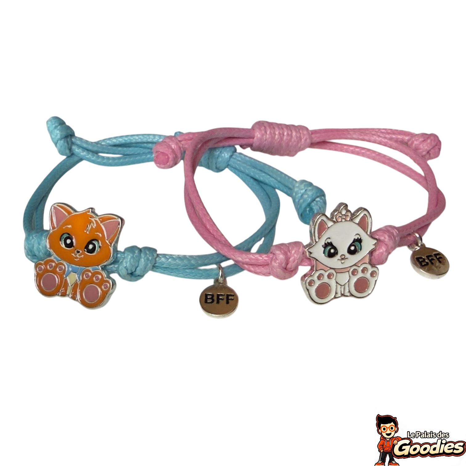 Disney - Les Aristochats : Set de 2 bracelets BFF Marie et Toulouse