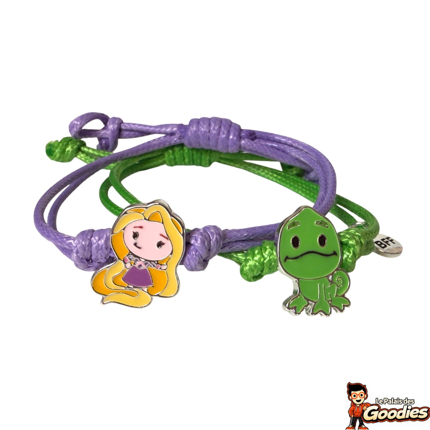 Disney - Raiponce : Set de 2 bracelets BFF Raiponce et Pascal