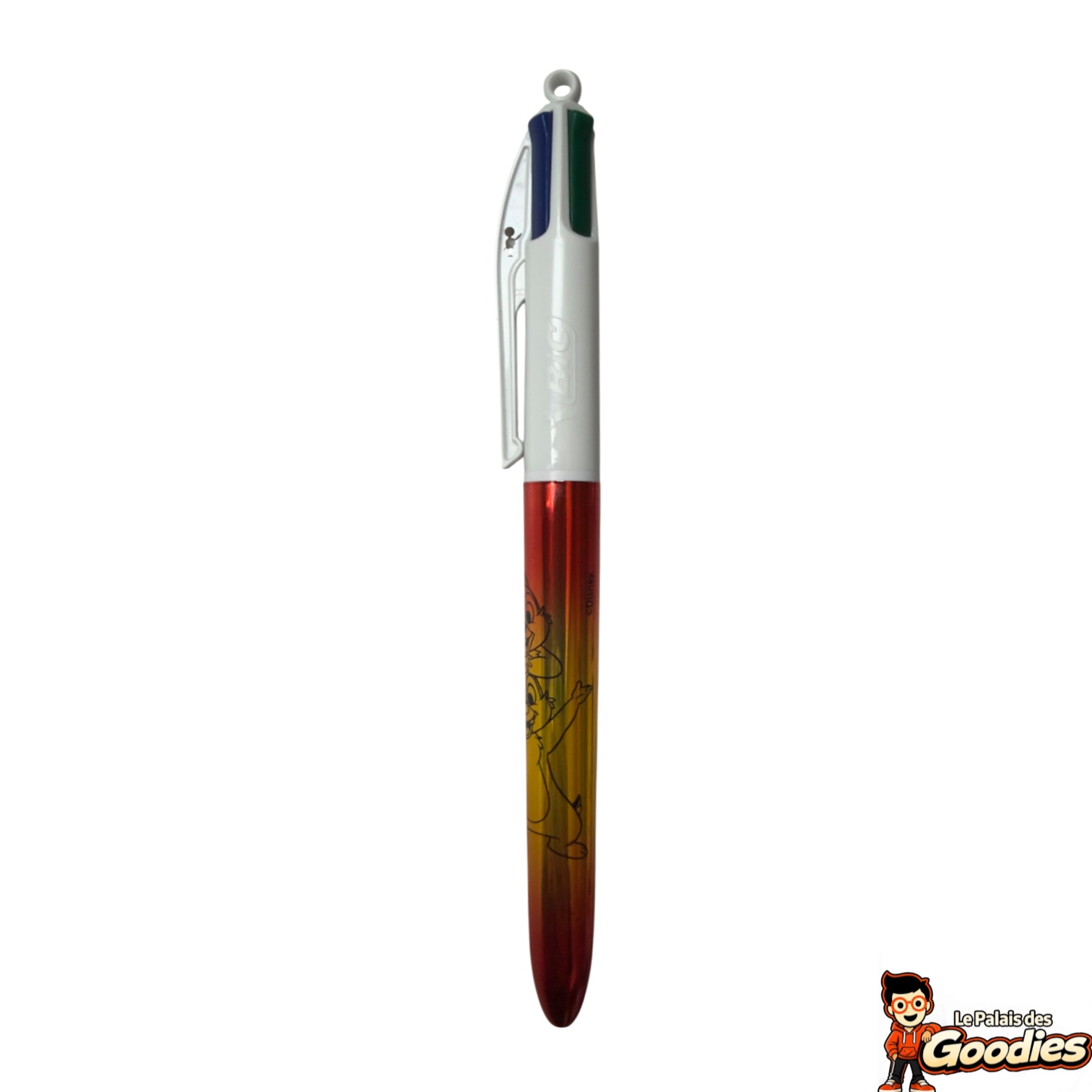 Disney - Tic et Tac : Stylo BIC 4 couleurs métallisé