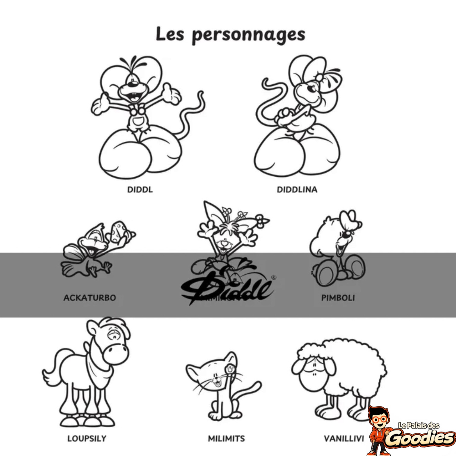Larousse - Diddl : Livre de coloriage La petite vie cosy