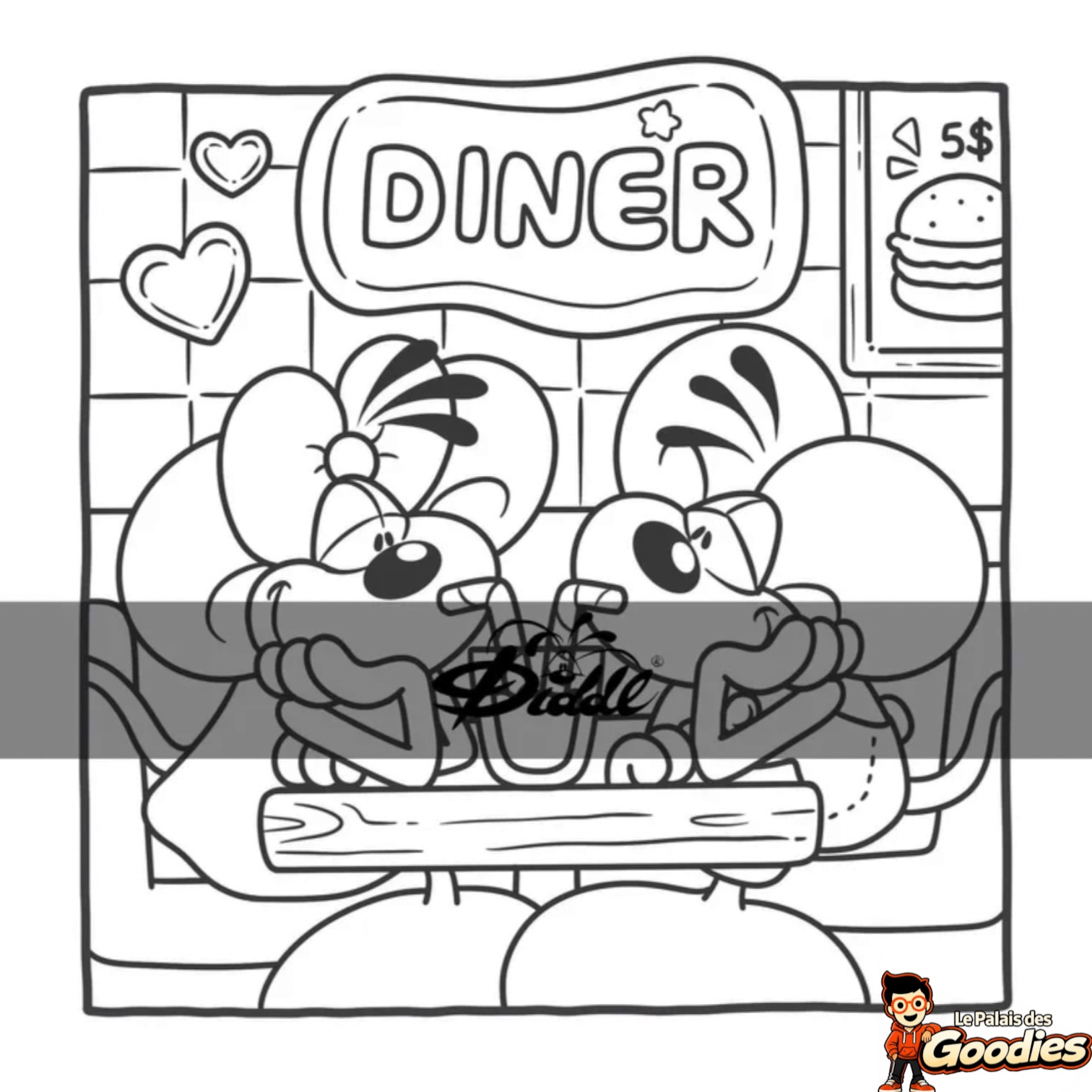Larousse - Diddl : Livre de coloriage La petite vie cosy
