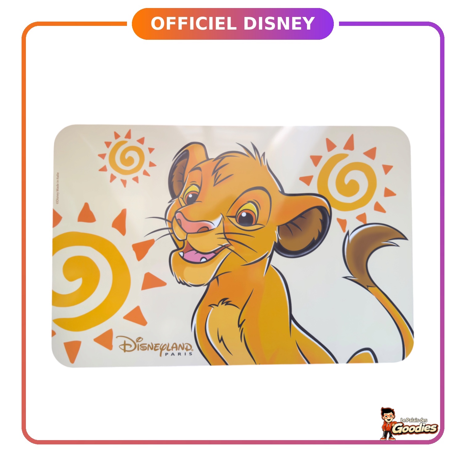Disney - Le roi lion : Set de table Simba