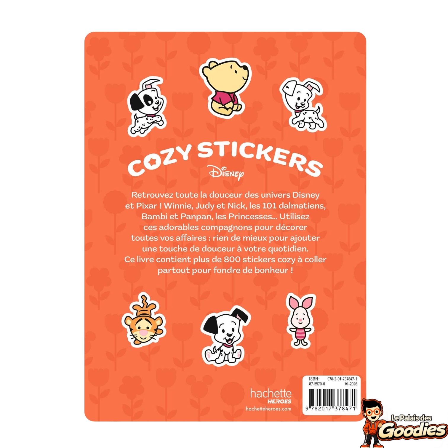 Disney - Cozy Stickers : Livre de 800 stickers à coller