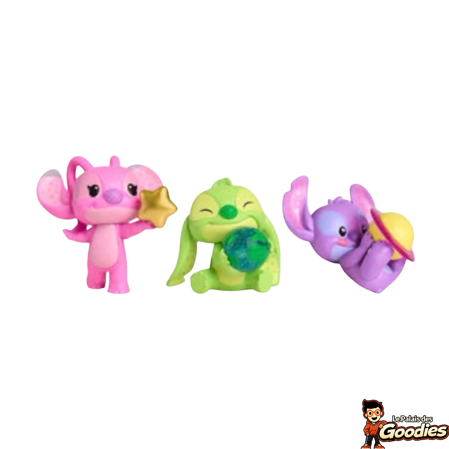 Disney - Stitch : Ensemble de 3 figurines spectaculaires