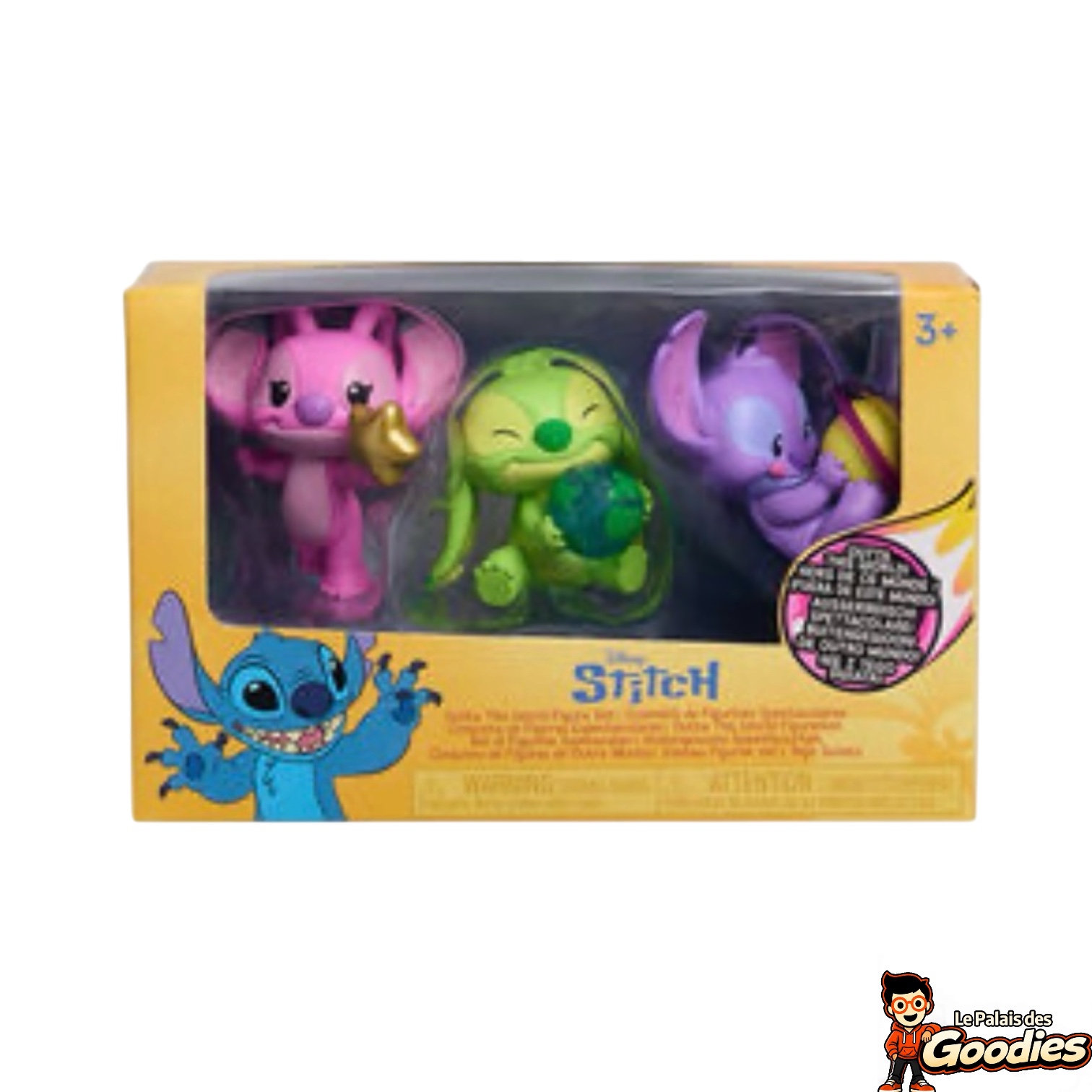 Disney - Stitch : Ensemble de 3 figurines spectaculaires