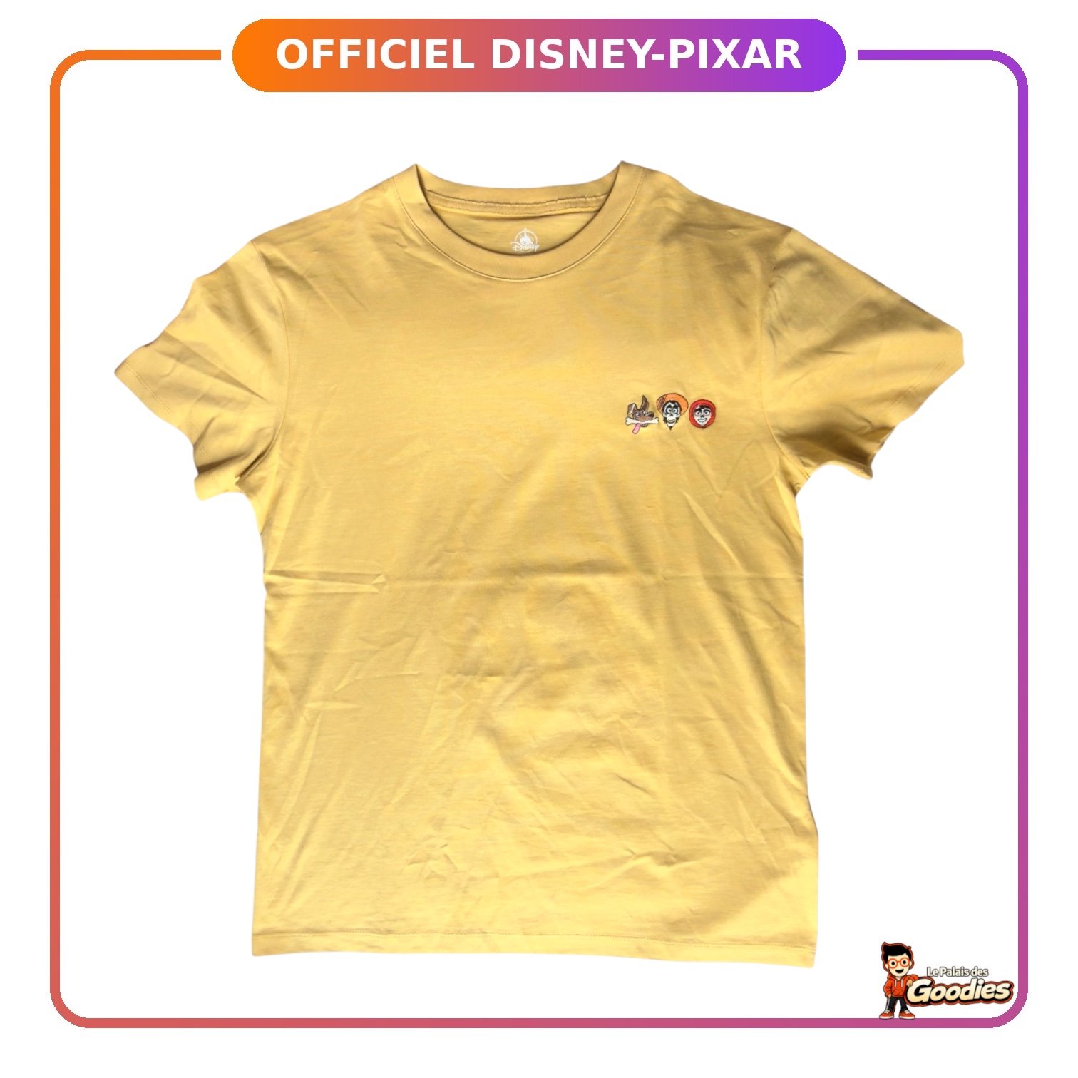 Disney Pixar - Coco : T-shirt brodé Miguel, Héctor et Dante
