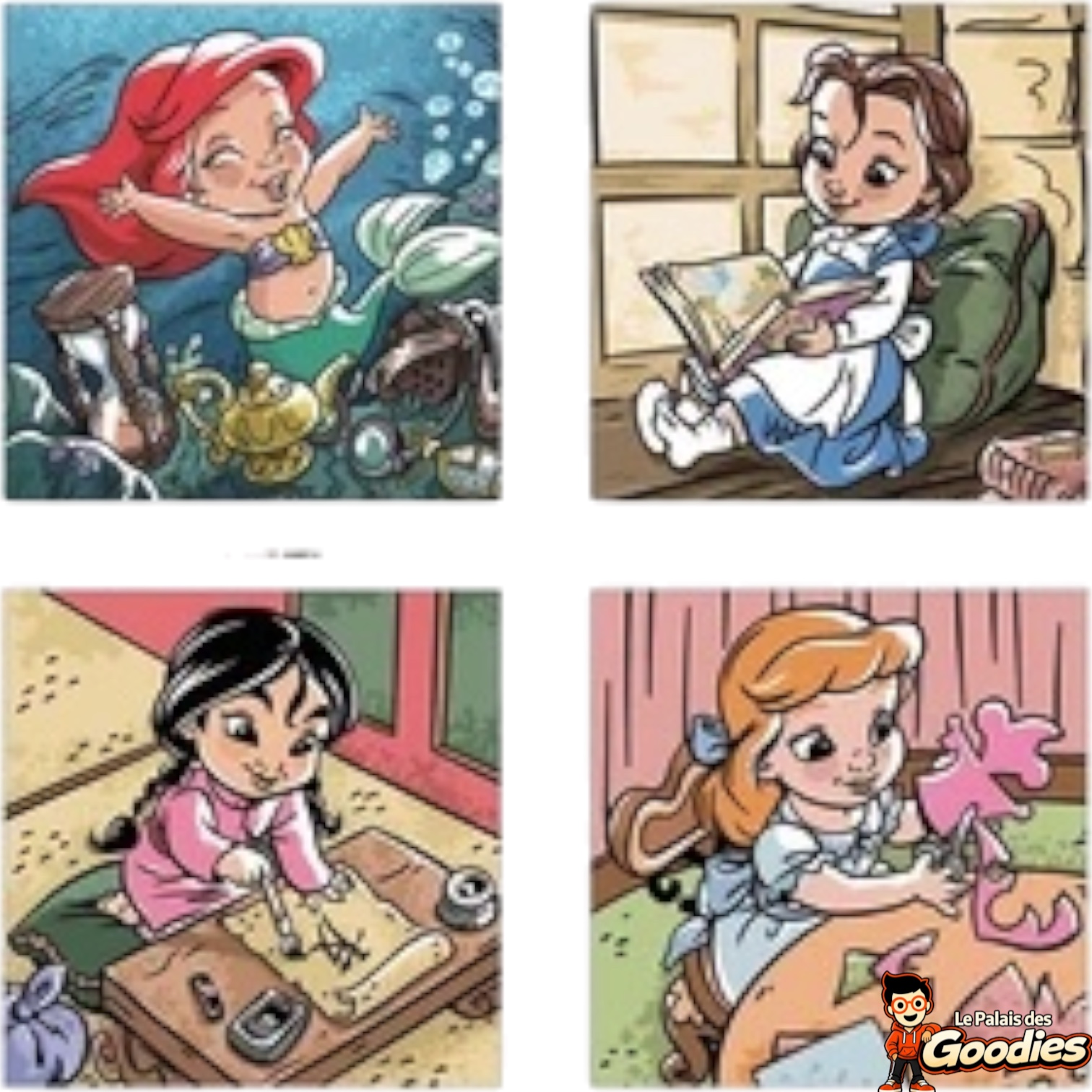 Disney/Pixar - Coloriages mystères : Petites poupées