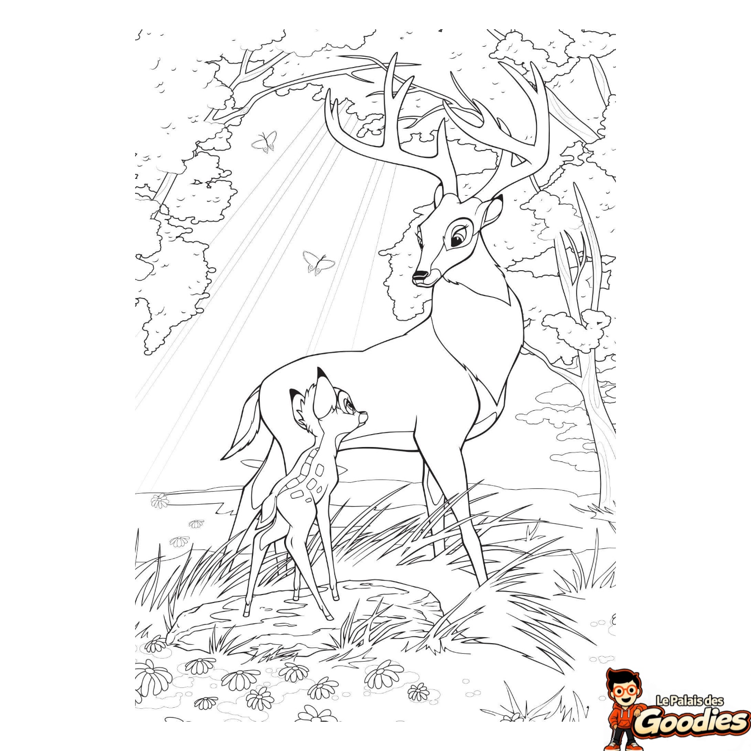 Disney - Art thérapie : Mini-bloc de coloriages "En famille"