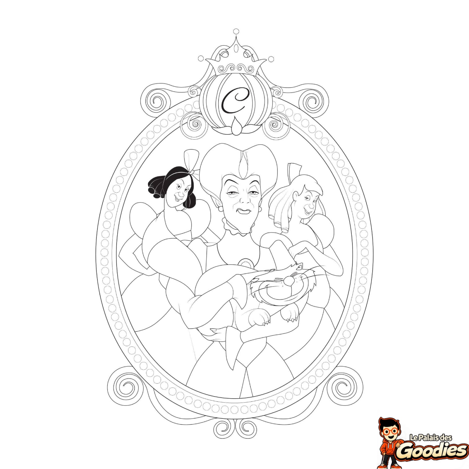 Disney - Art thérapie : Mini-bloc de coloriages "En famille"