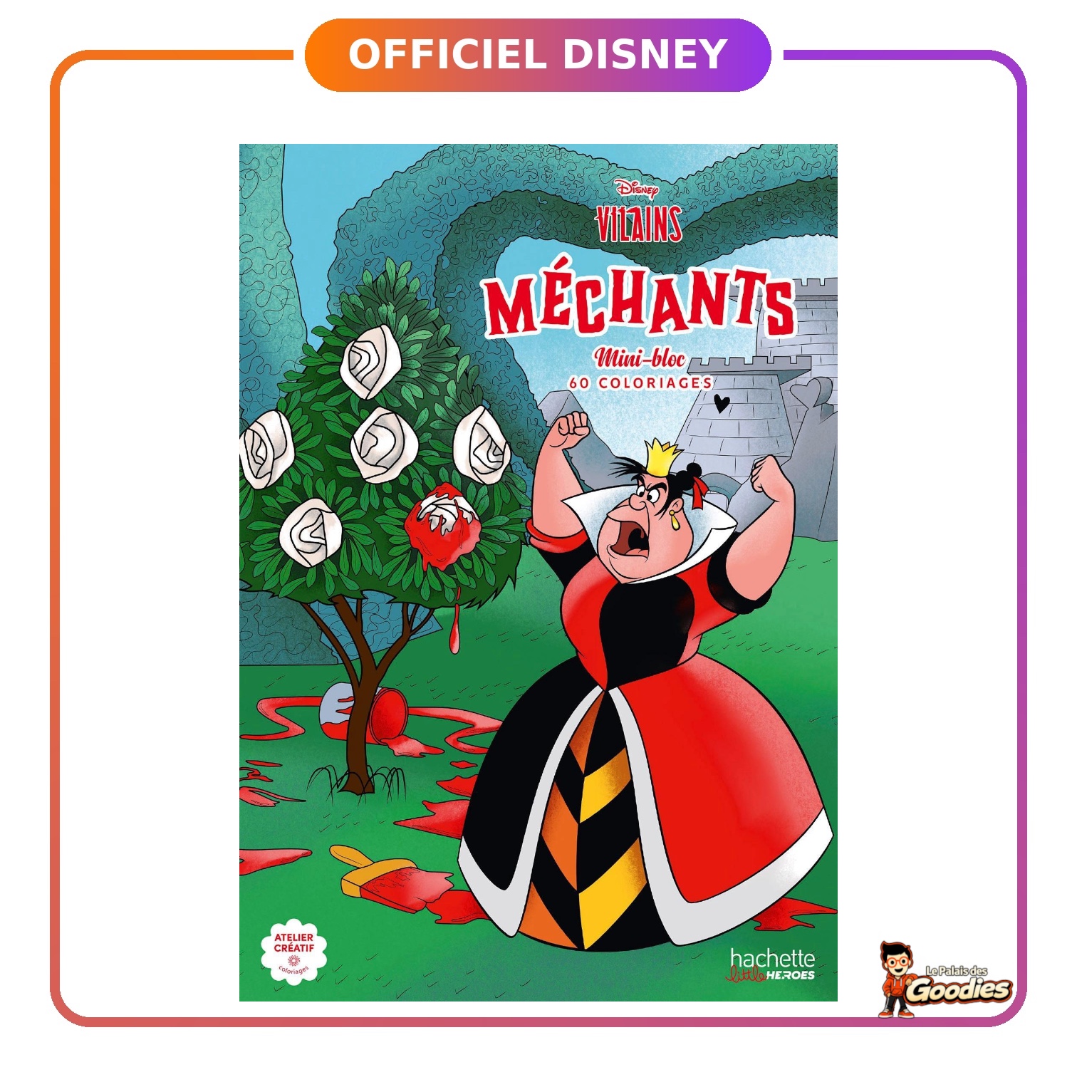 Disney - Villains : Mini-bloc de coloriages "Méchants"