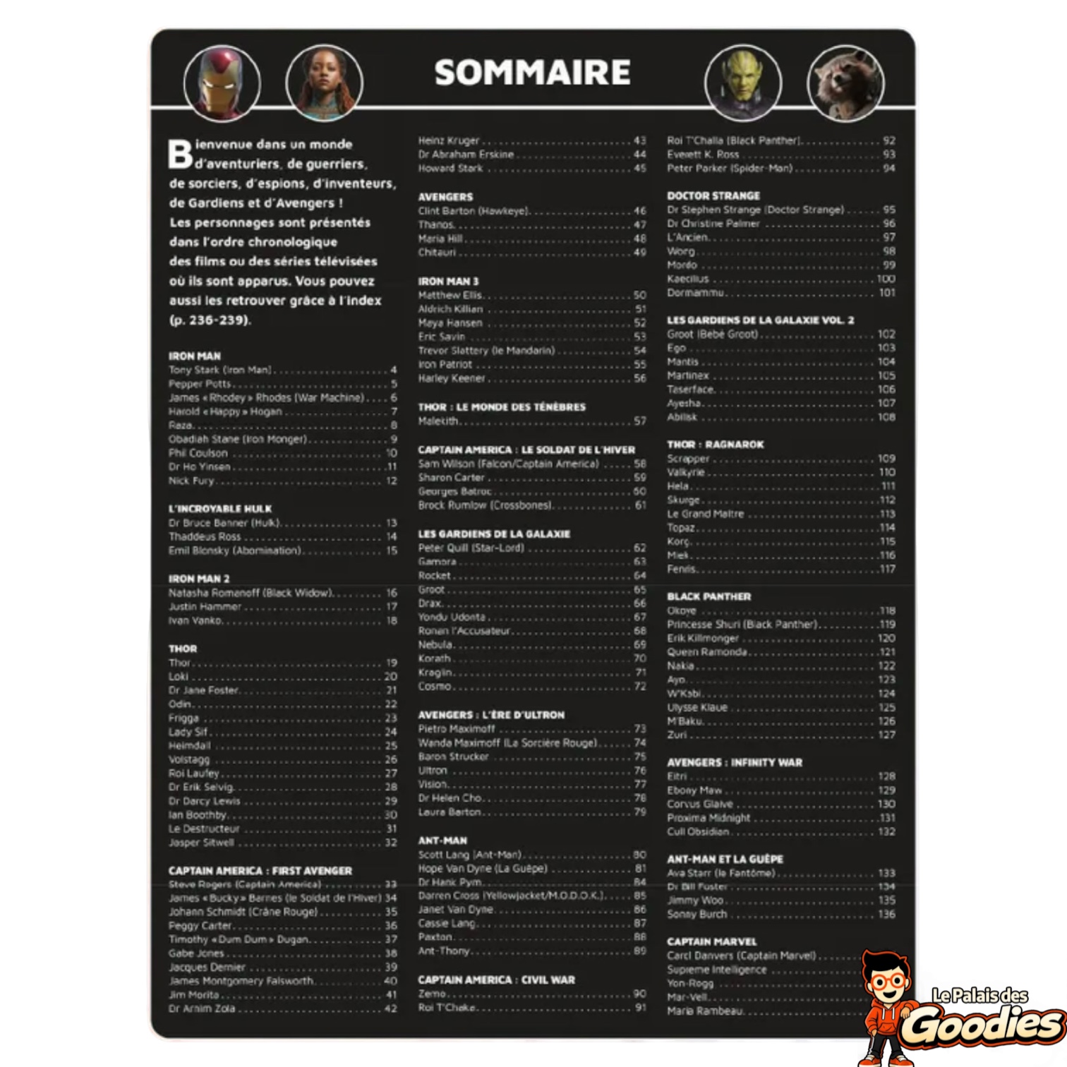 Disney - Marvel Studios : Lencyclopédie des personnages, nouvelle édition