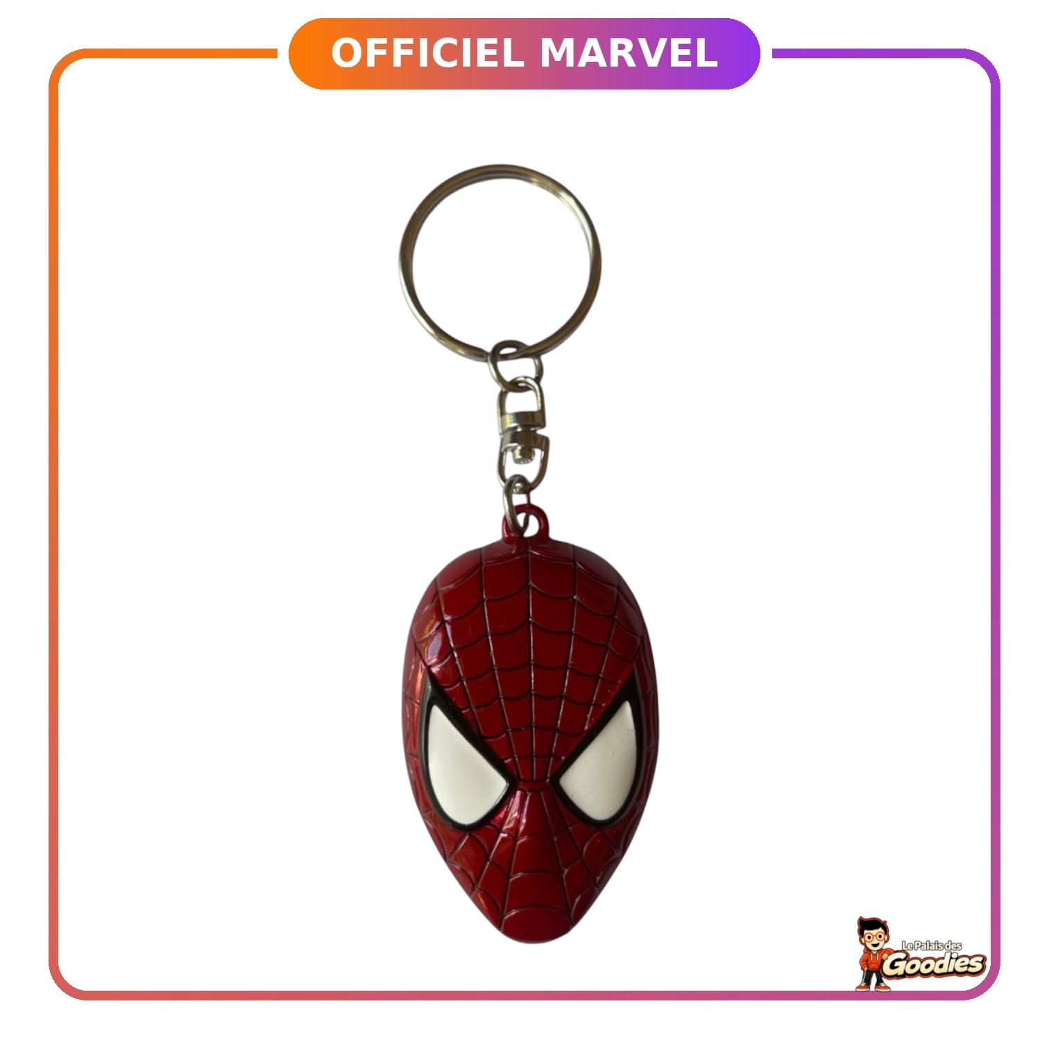 Marvel - Spiderman : Porte-clé masque rouge