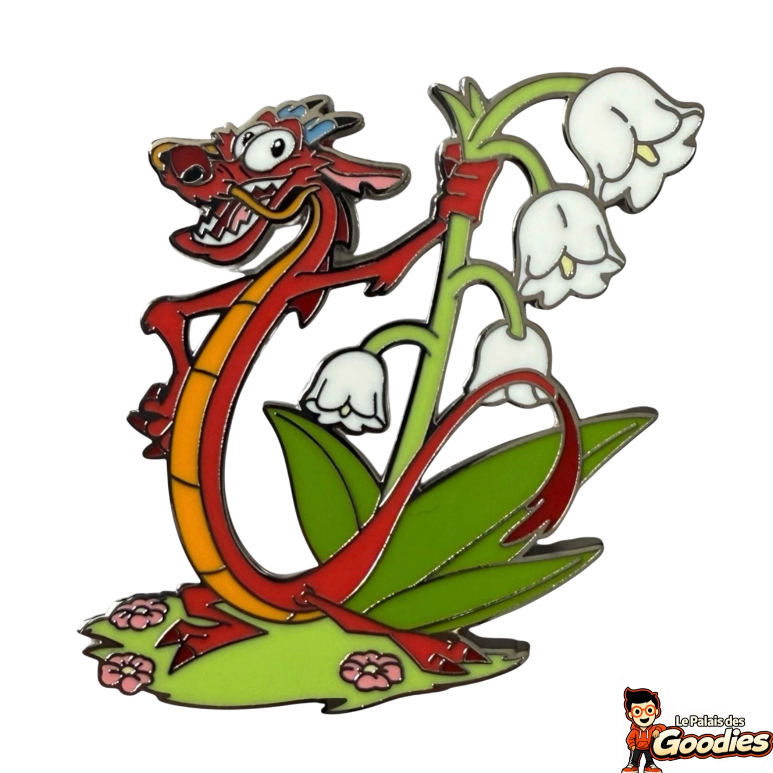 Disney - Mulan : Pins Mushu muguet OE