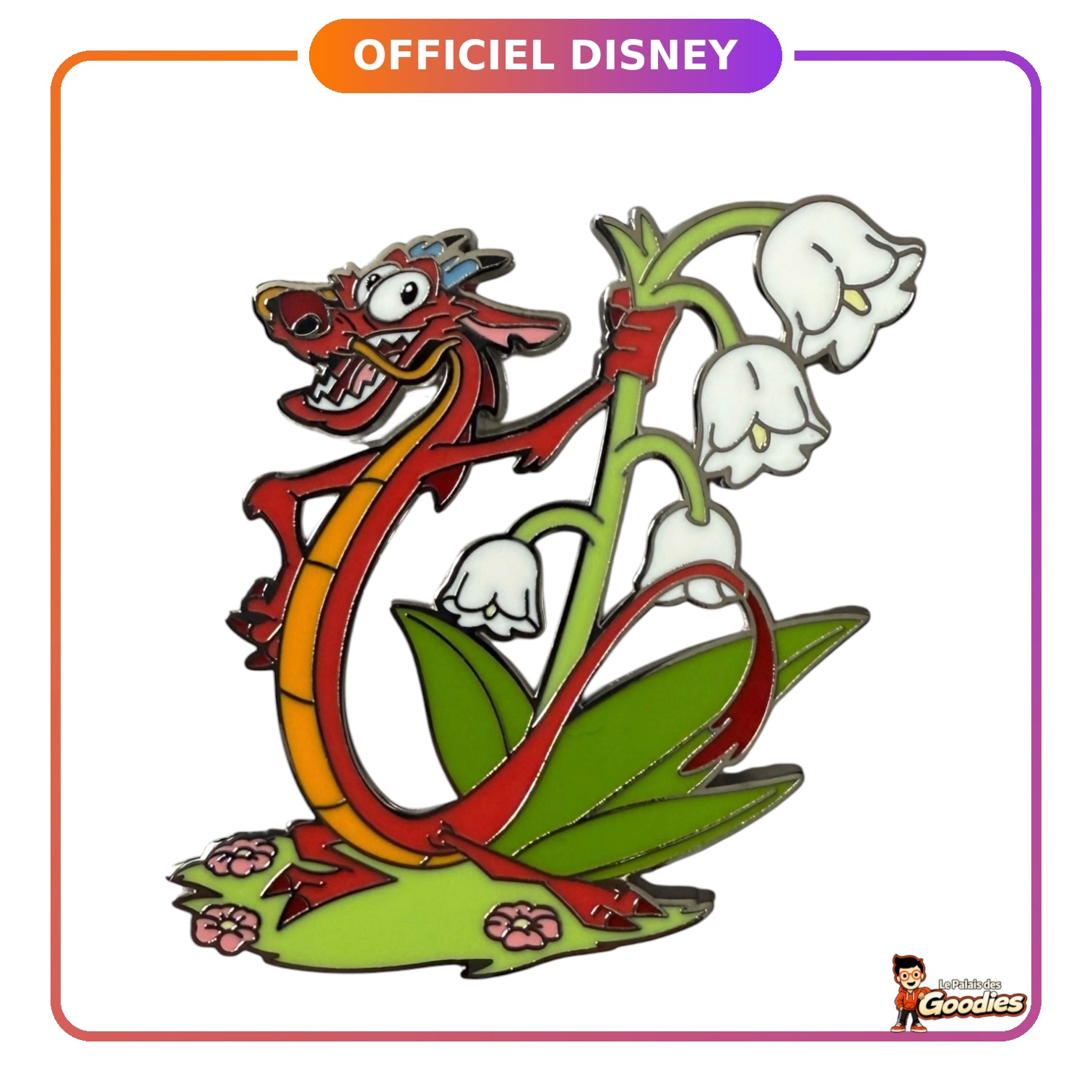 Disney - Mulan : Pins Mushu muguet OE