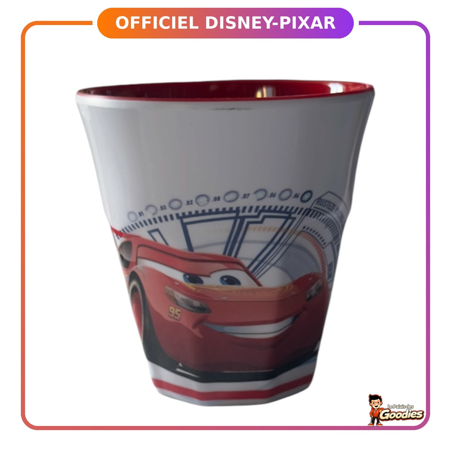 Disney Pixar - Cars : Gobelet en plastique "Flash McQueen"
