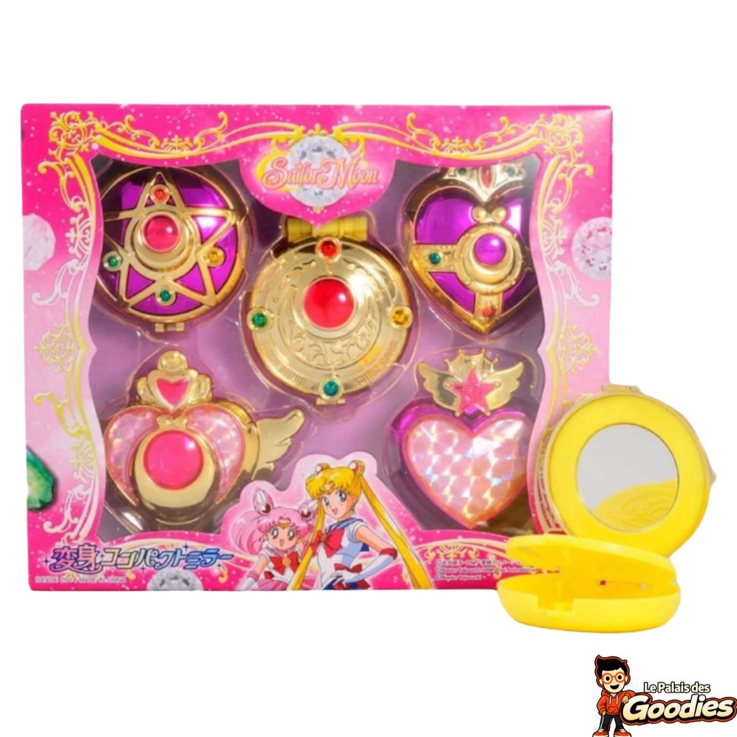 Bandai - Sailor Moon : Lot de 5 Miroirs Miniatures