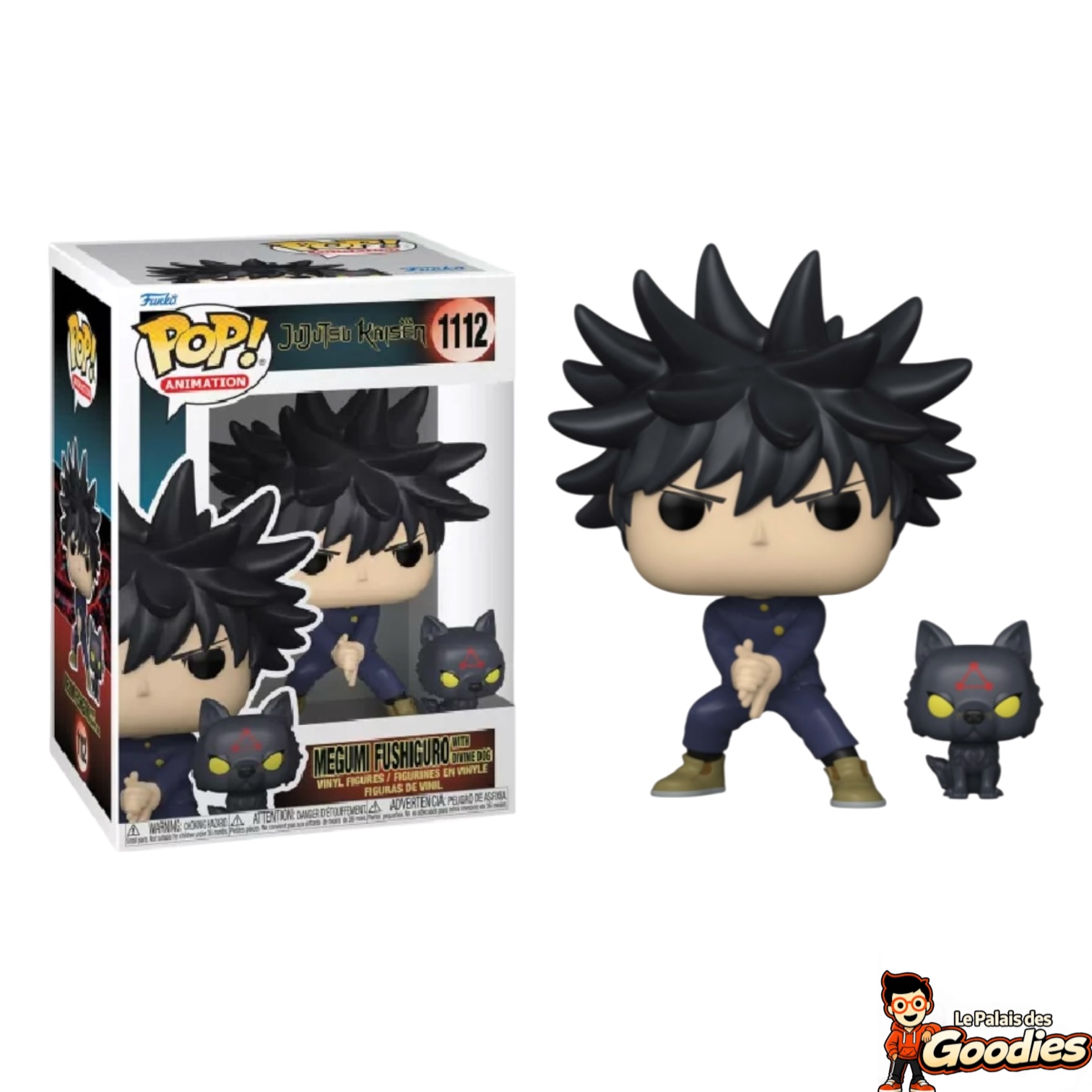 Jujutsu Kaisen - Funko Pop N°1112 : Megumi with Dogs