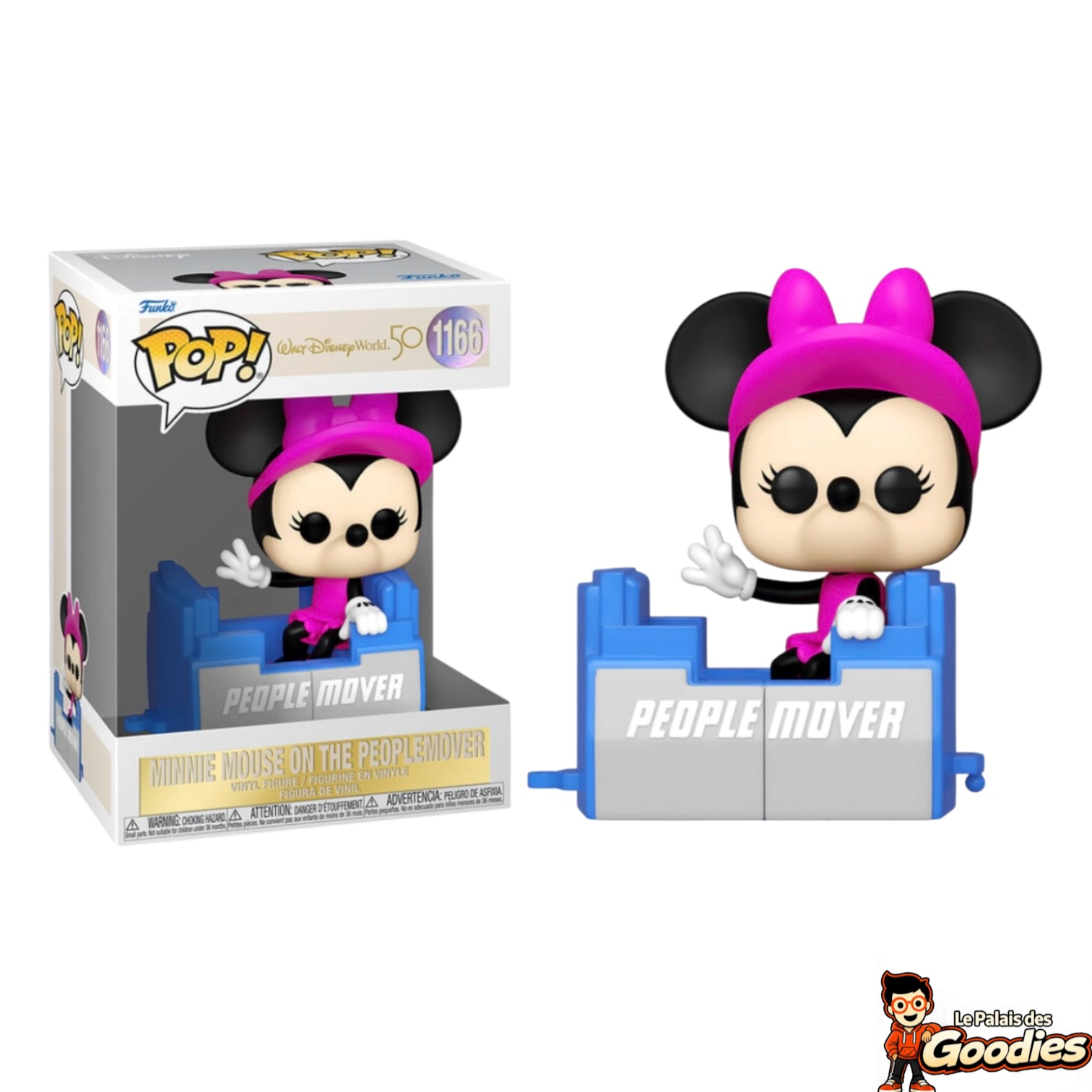 Disney - Funko Pop Bobble Head : Minnie on the peoplemover
