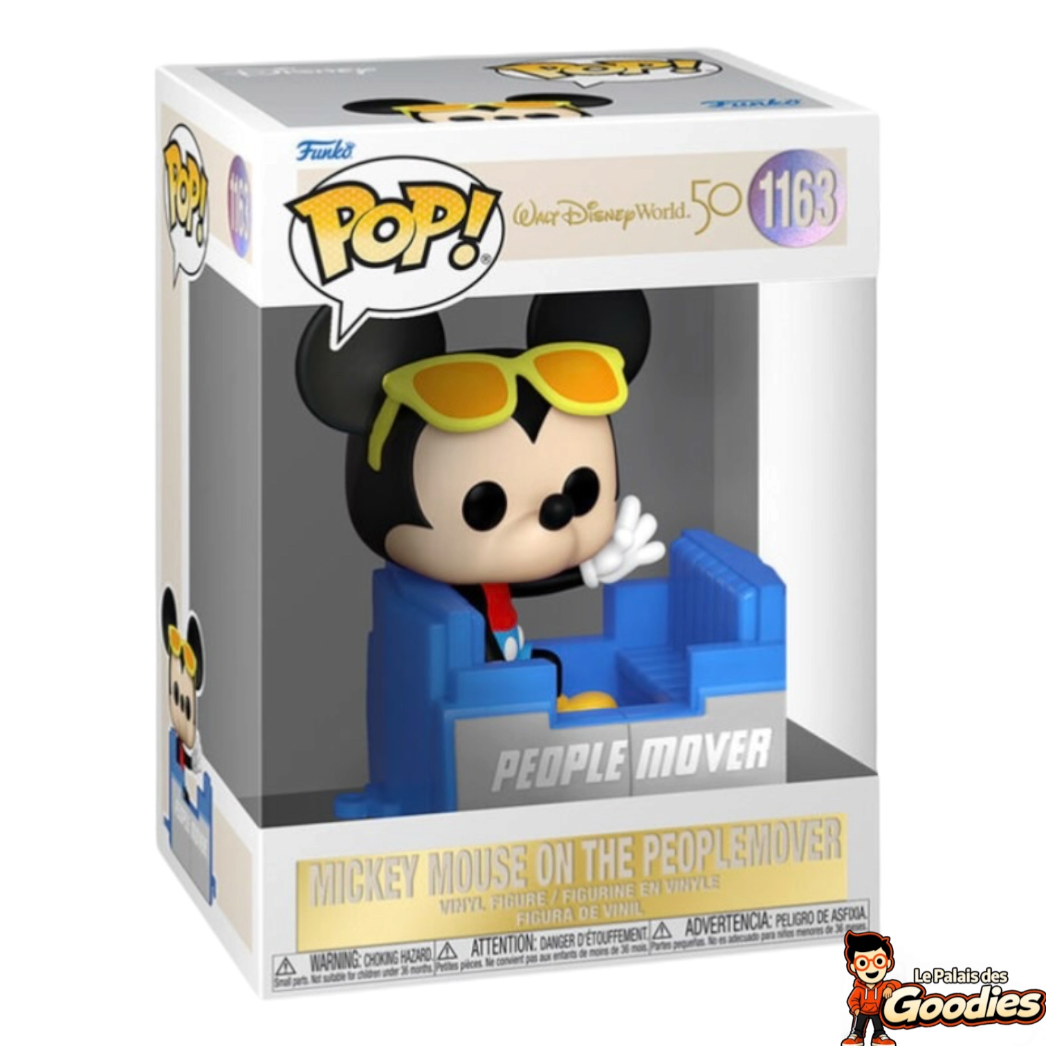 Funko - Walt Disney World 50 : Pop n°1163 Mickey Mouse on the PeopleMover